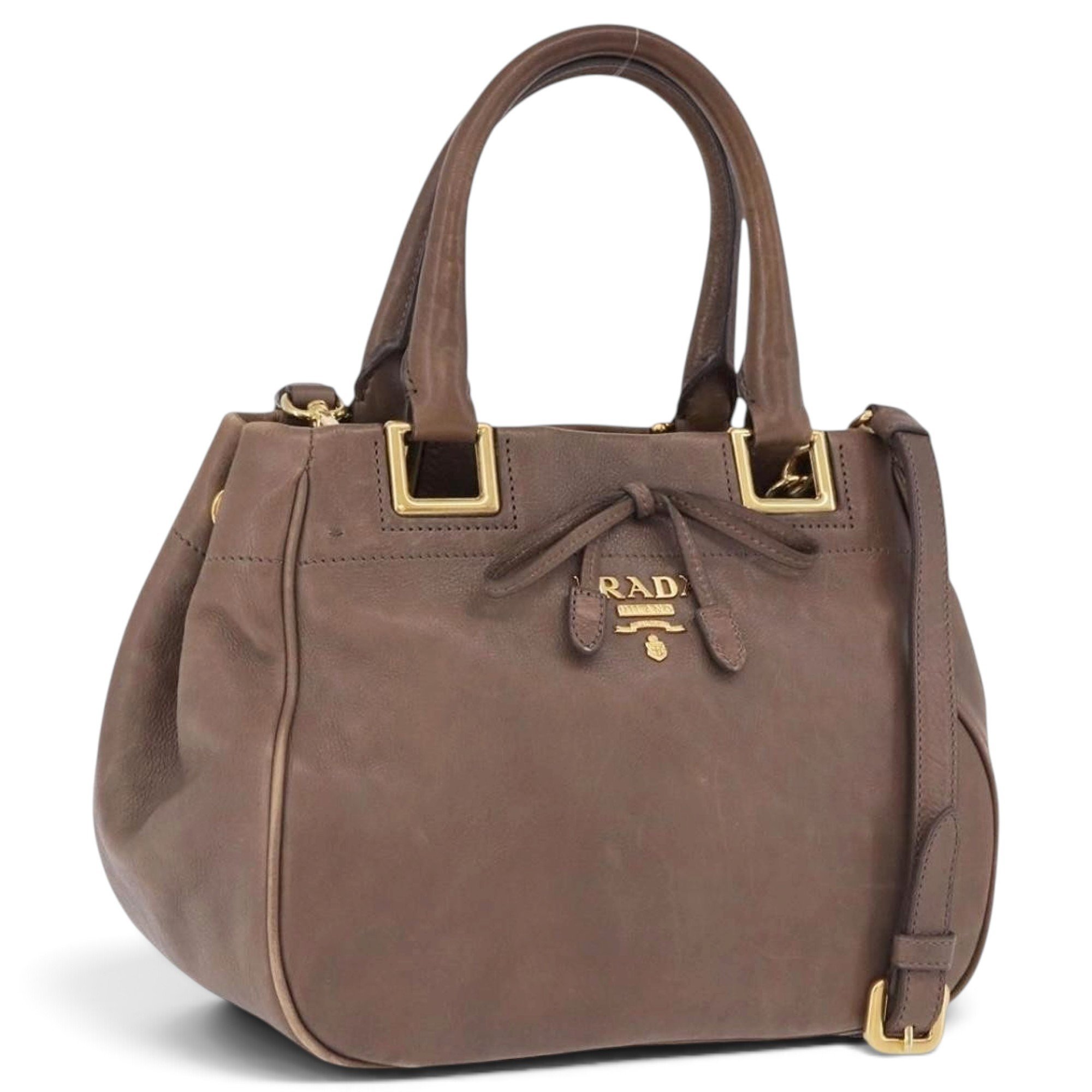 Leather handbag