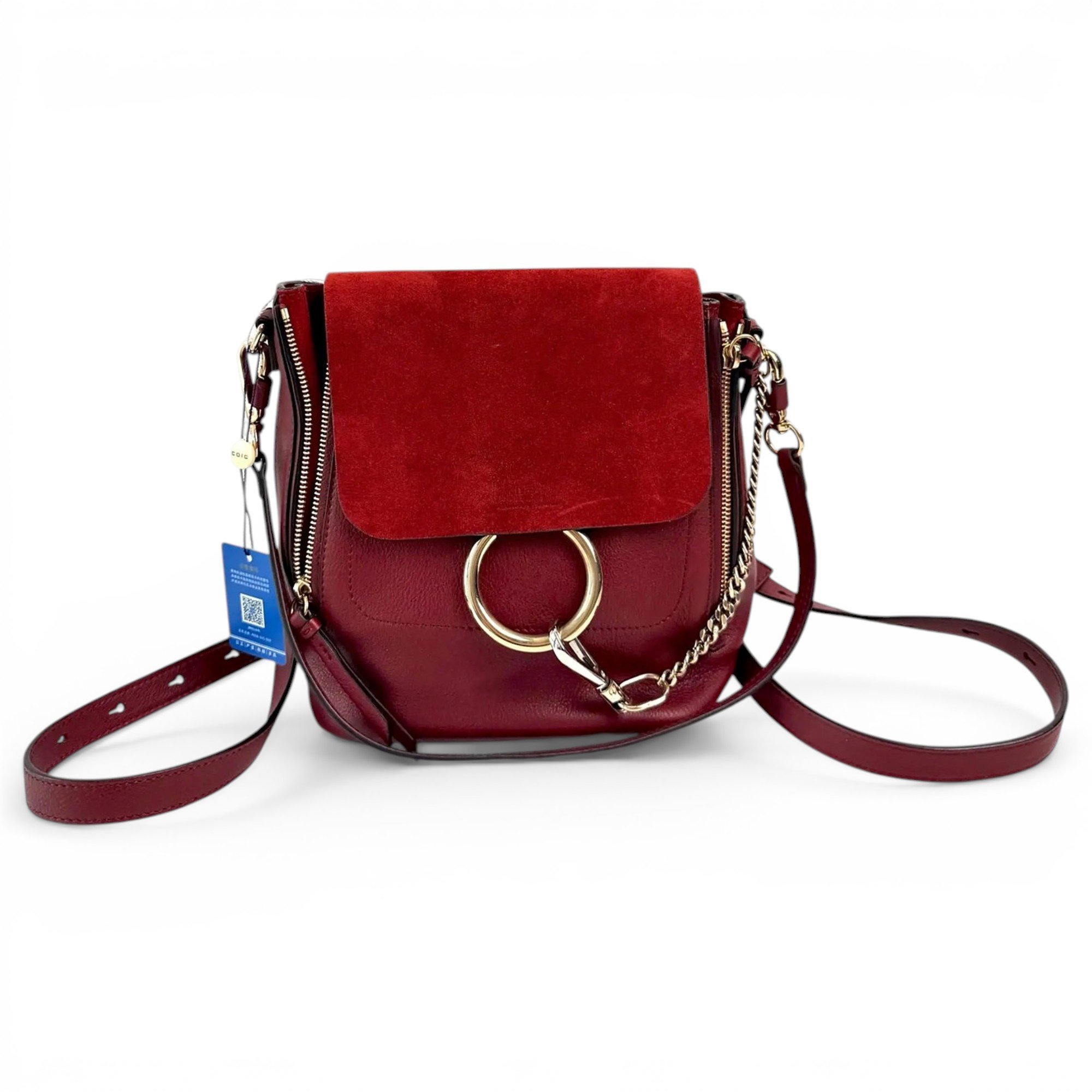 Faye leather backpack