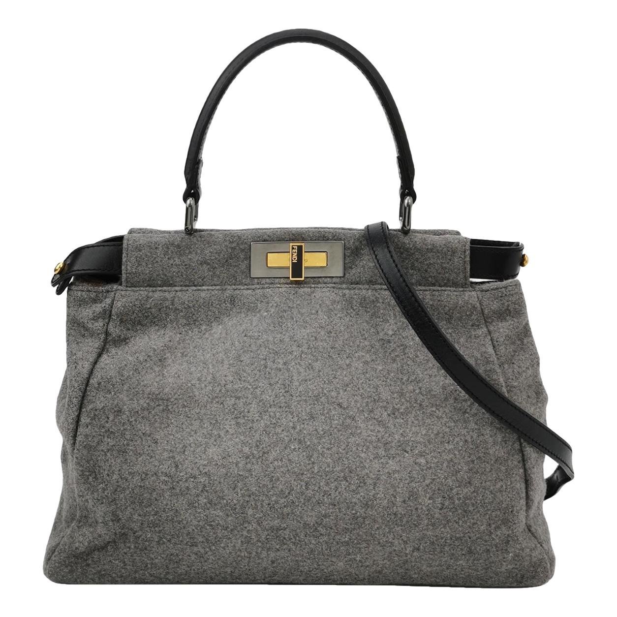 Peekaboo leather handbag