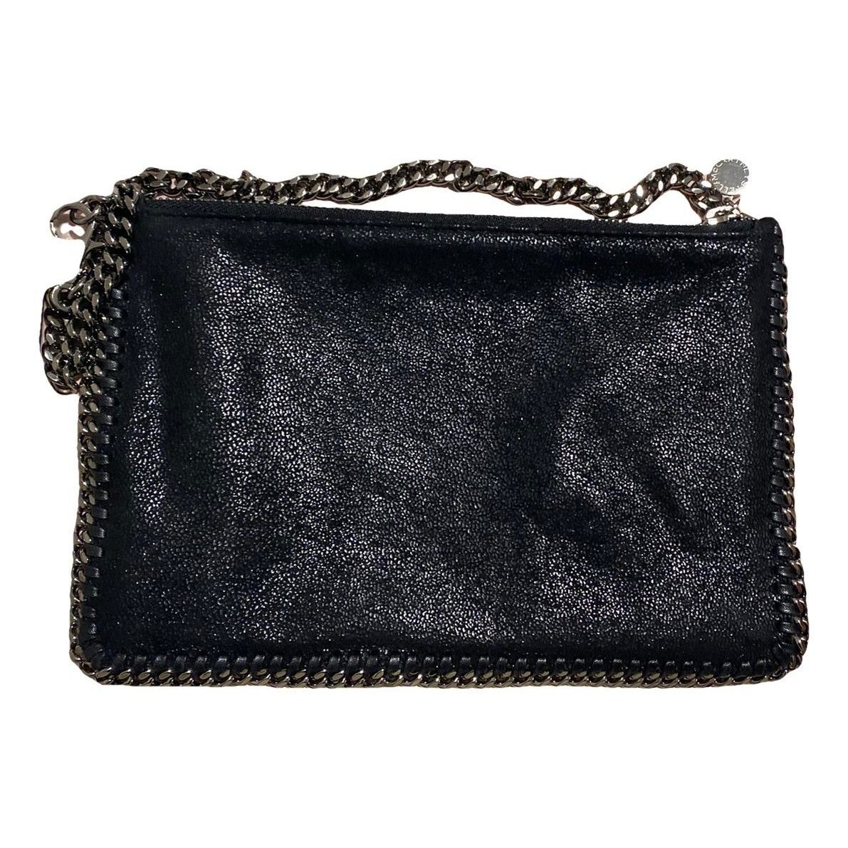 Falabella vegan leather clutch bag