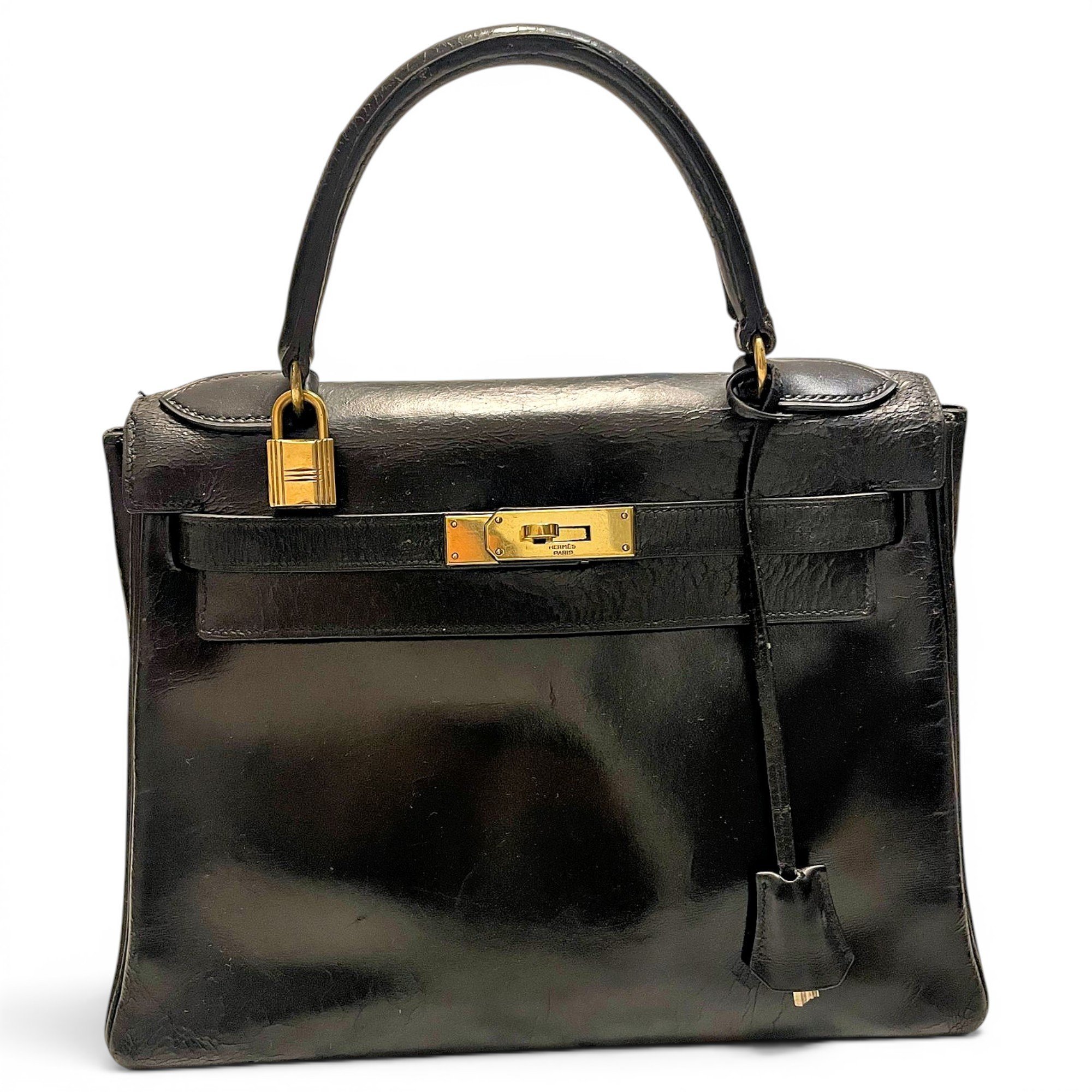 Kelly 28 leather handbag