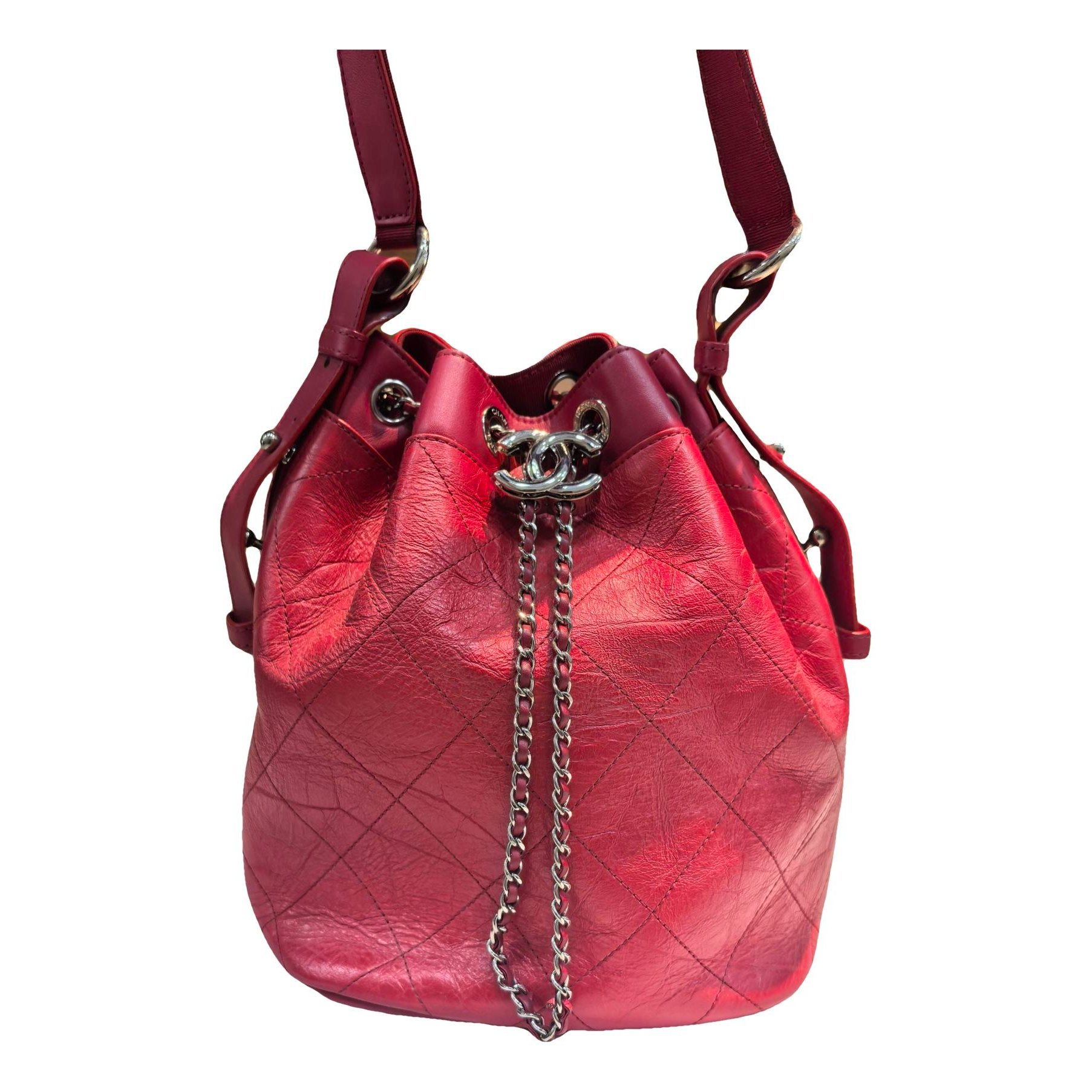 Gabrielle Bucket leather crossbody bag