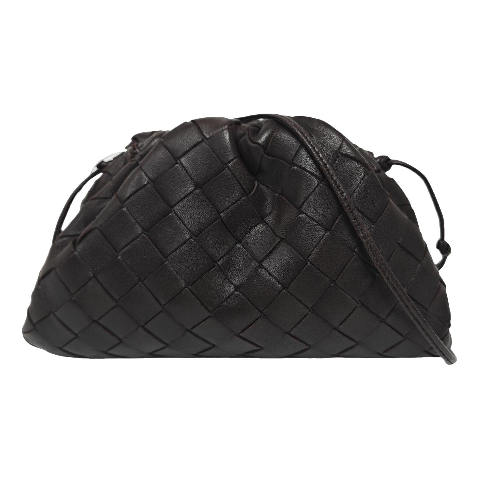 Pouch leather crossbody bag