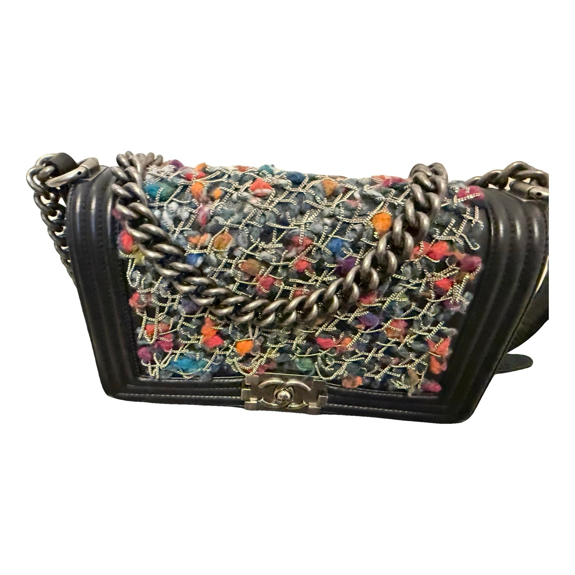 Boy leather crossbody bag