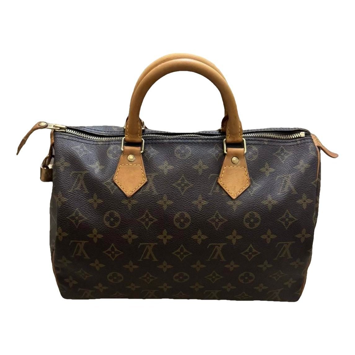 Speedy leather handbag