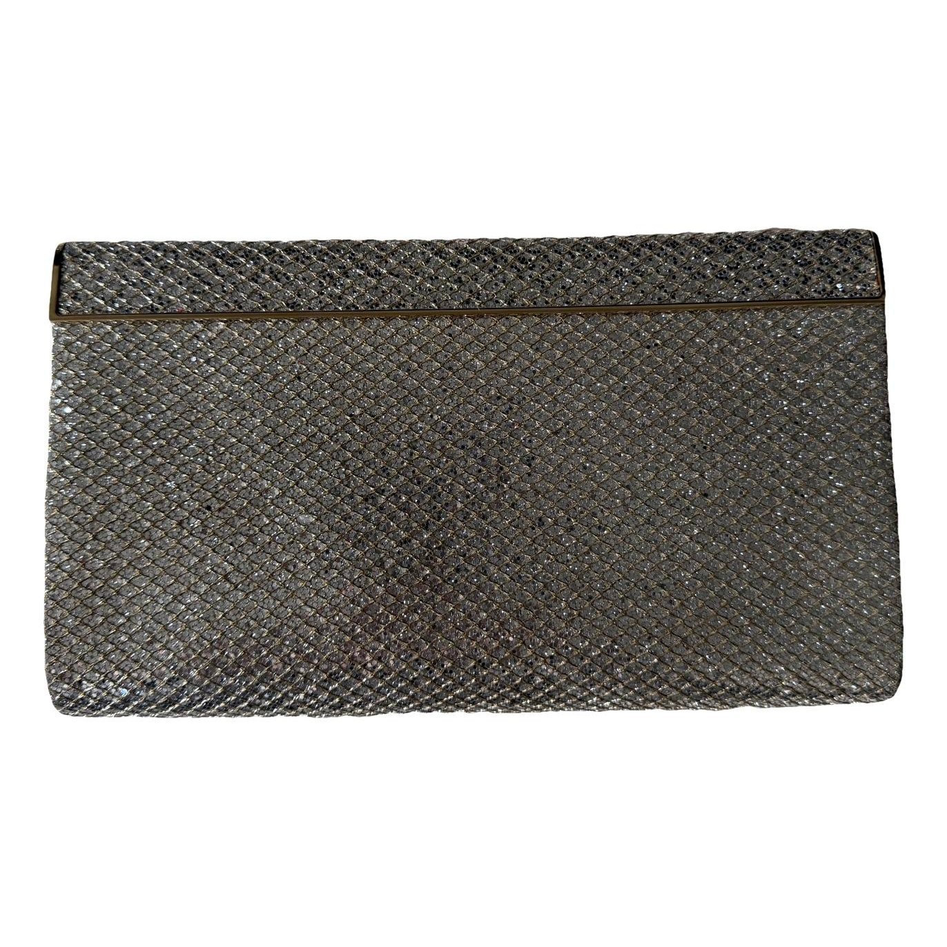 Celeste glitter clutch bag