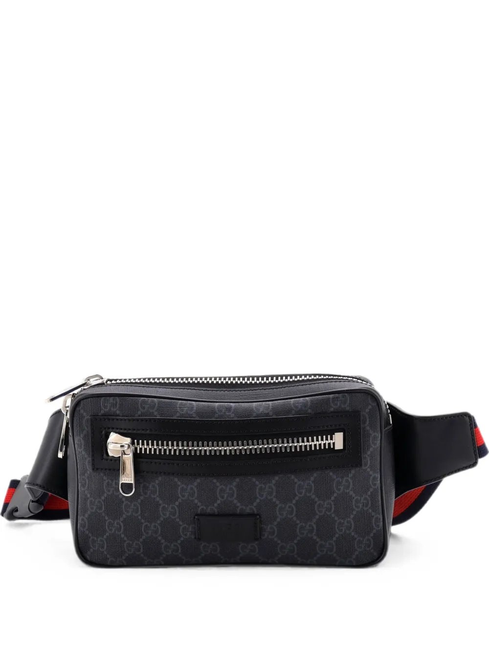 Soft Zip GG Coated Canvas Small belt bag
