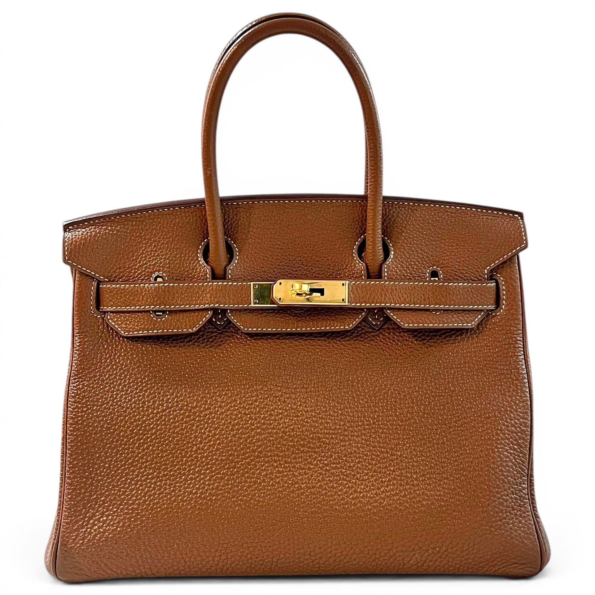 Birkin 30 leather handbag