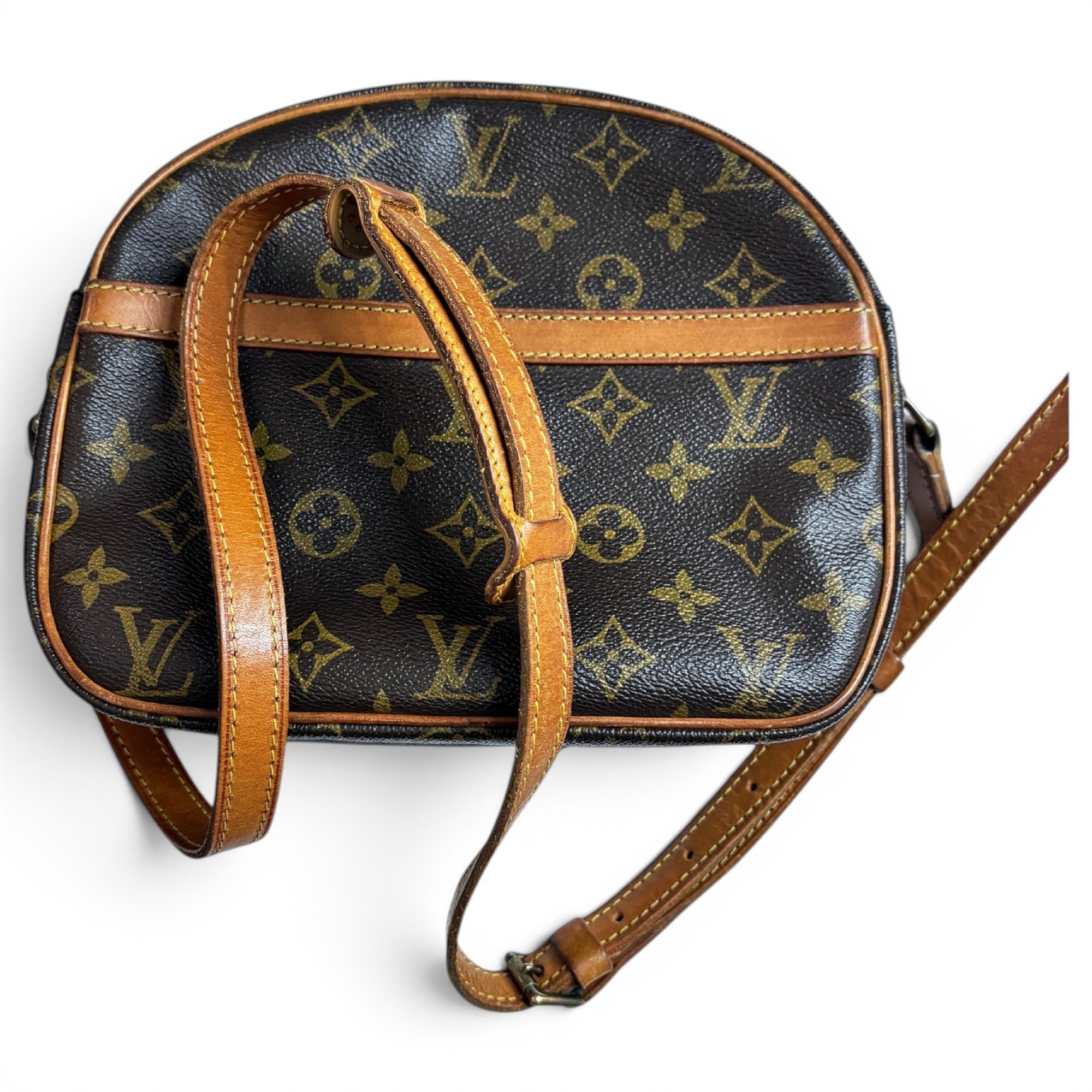 Senlis leather crossbody bag