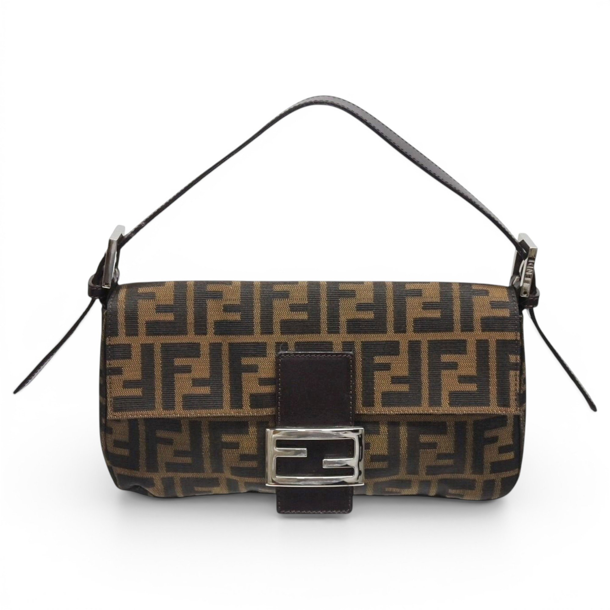 Baguette leather handbag