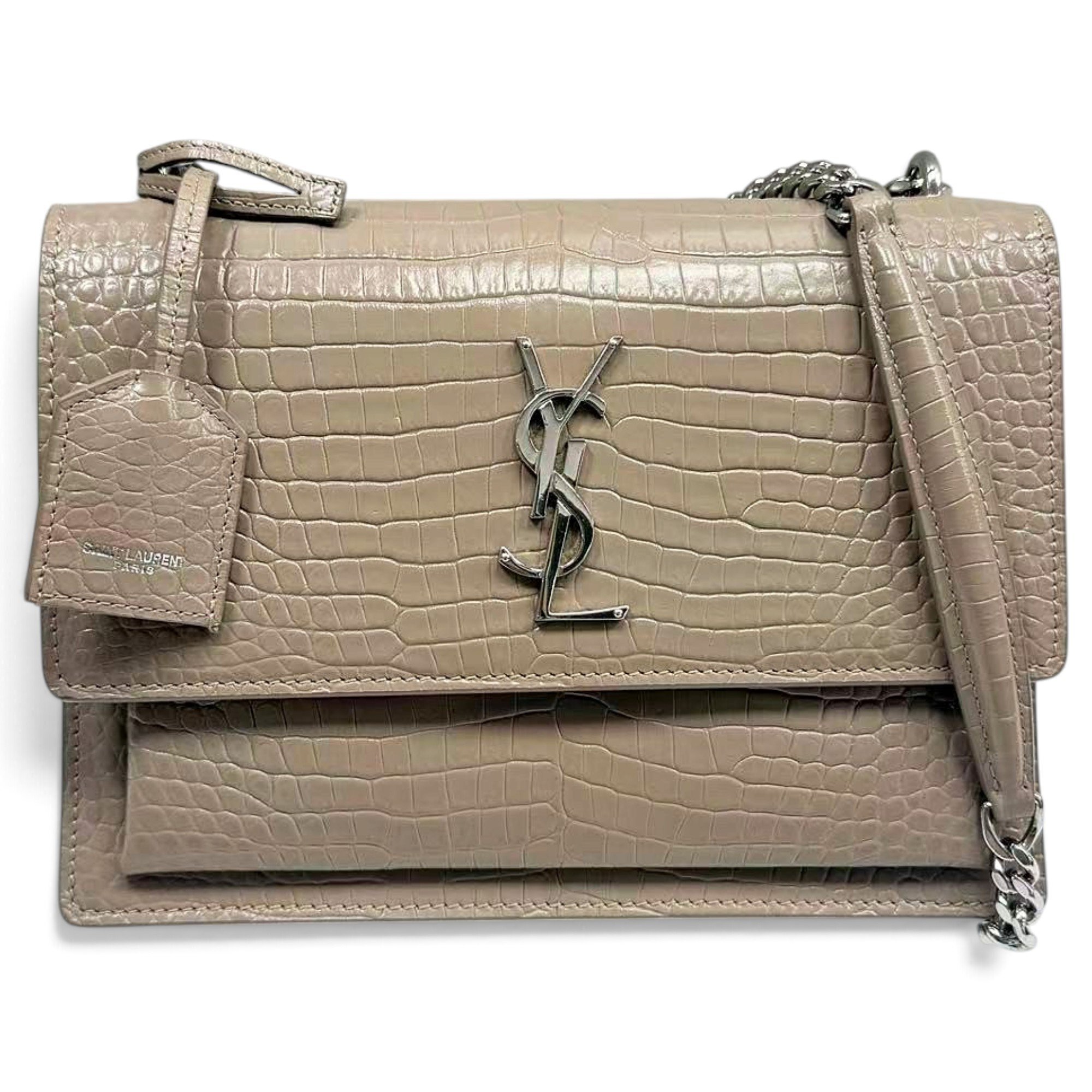 Sunset leather crossbody bag