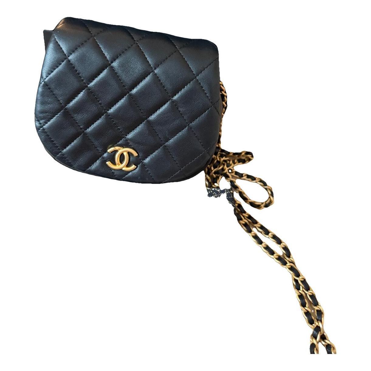 Vanity leather handbag