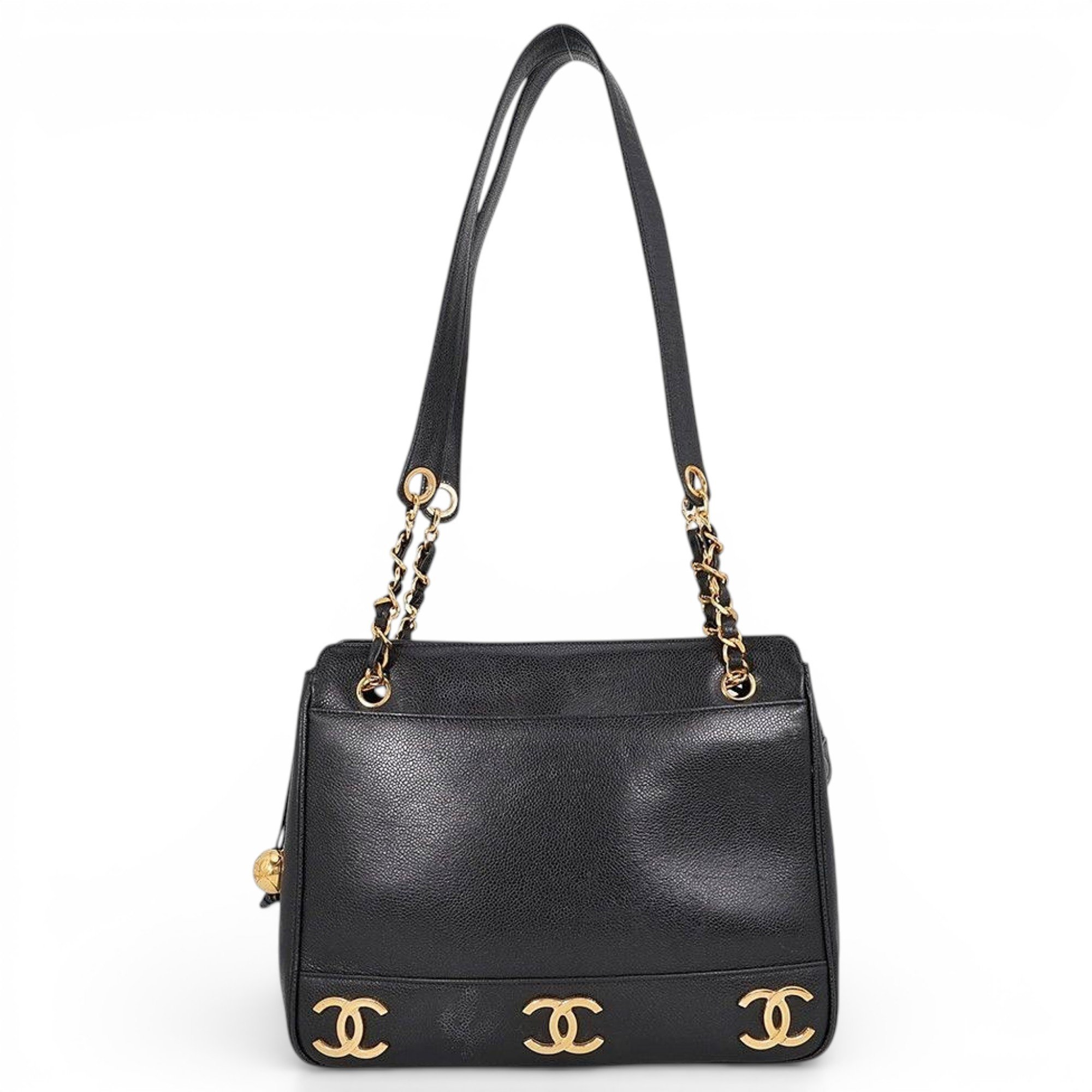 Leather tote