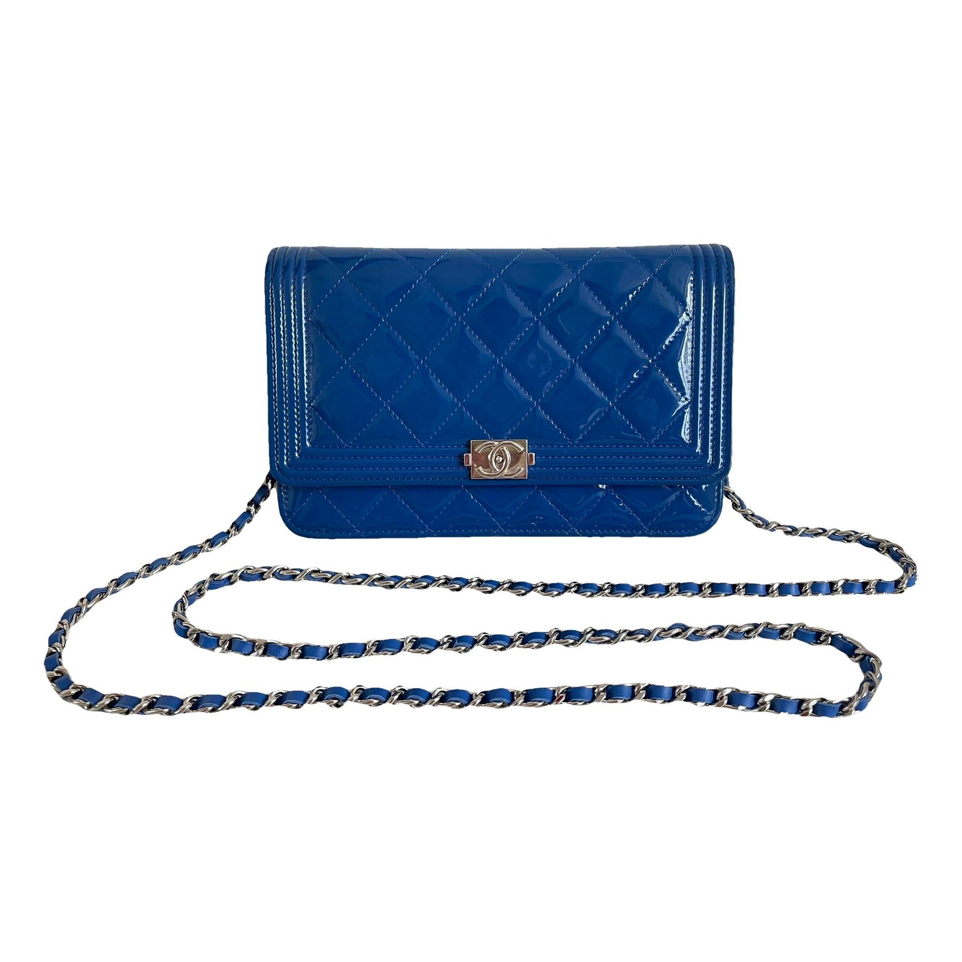 Wallet On Chain Timeless/Classique patent leather crossbody bag