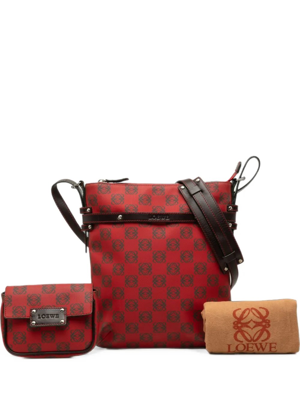 2000-2026 Anagram Coated Canvas crossbody bag