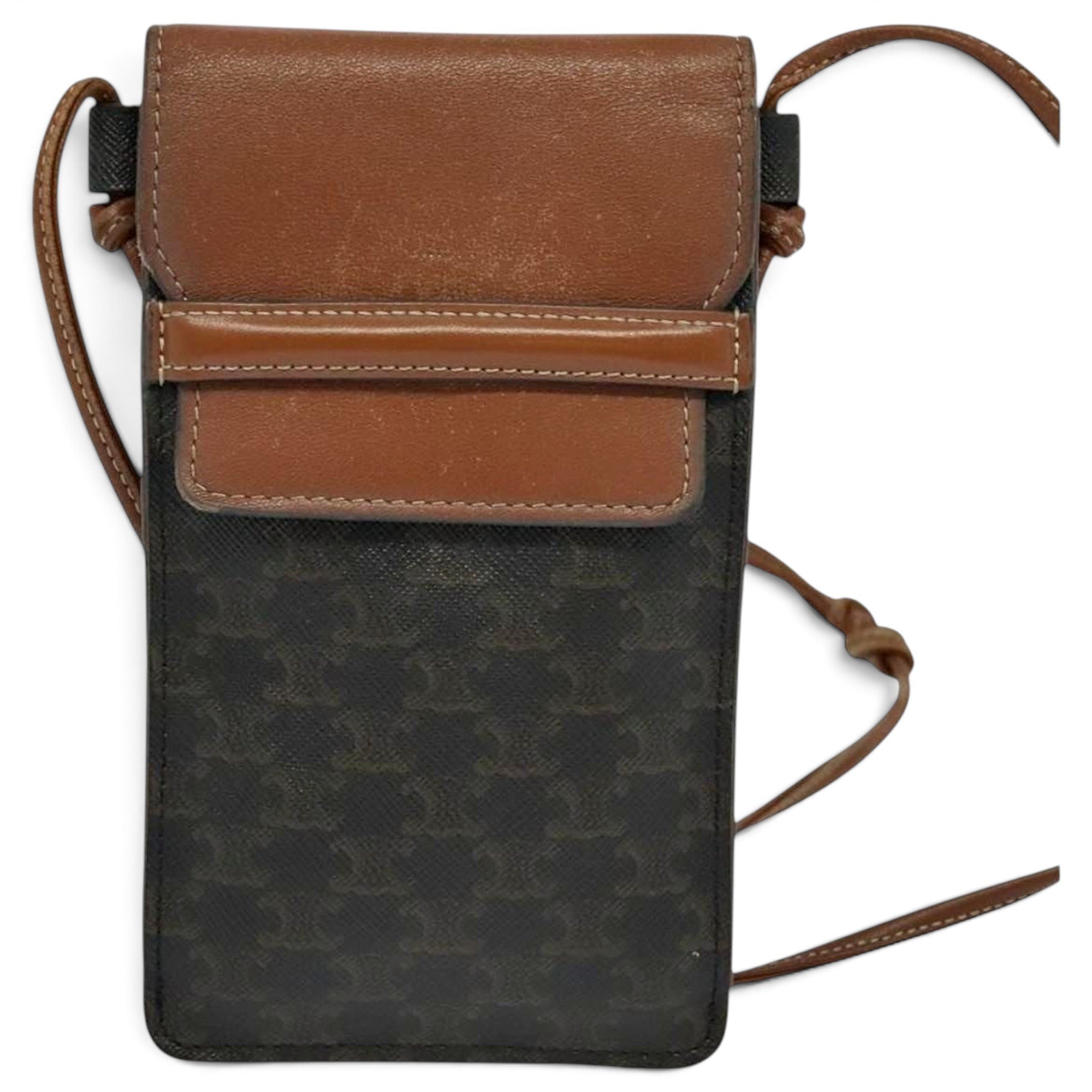Triomphe leather handbag