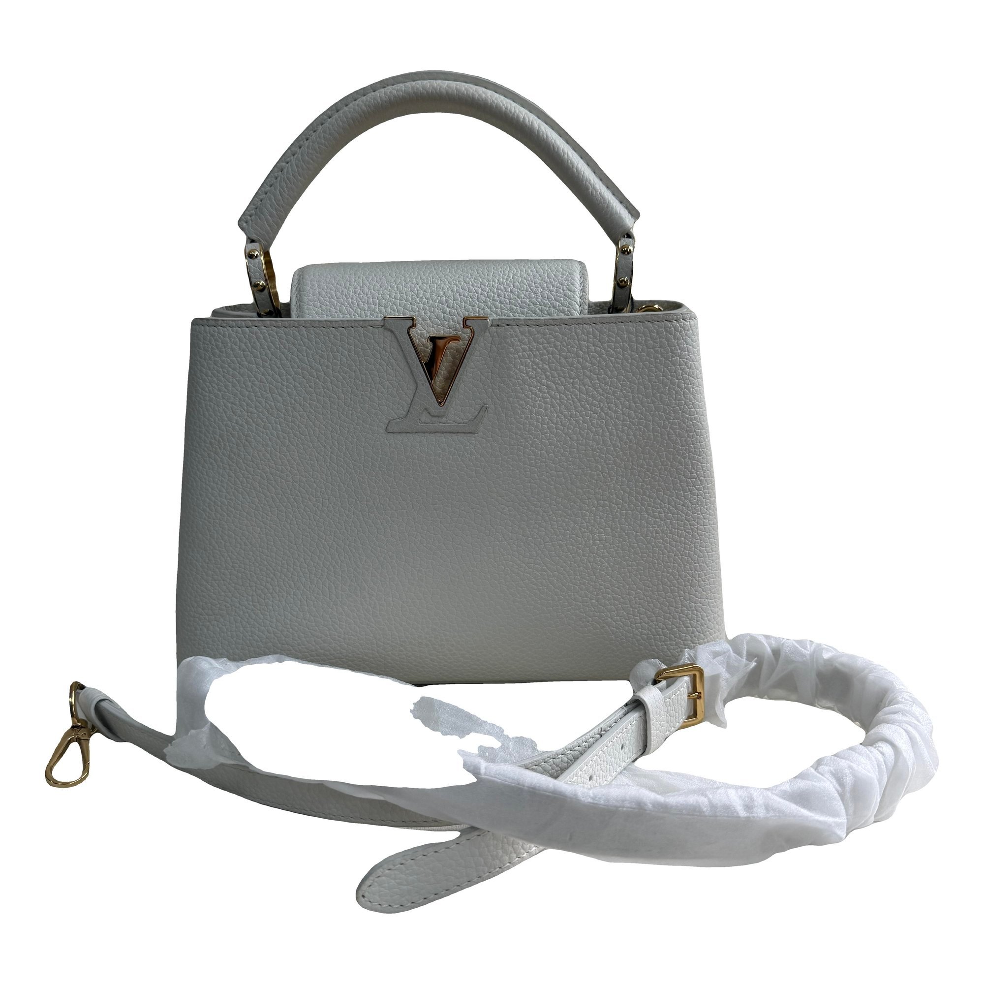 Capucines leather handbag