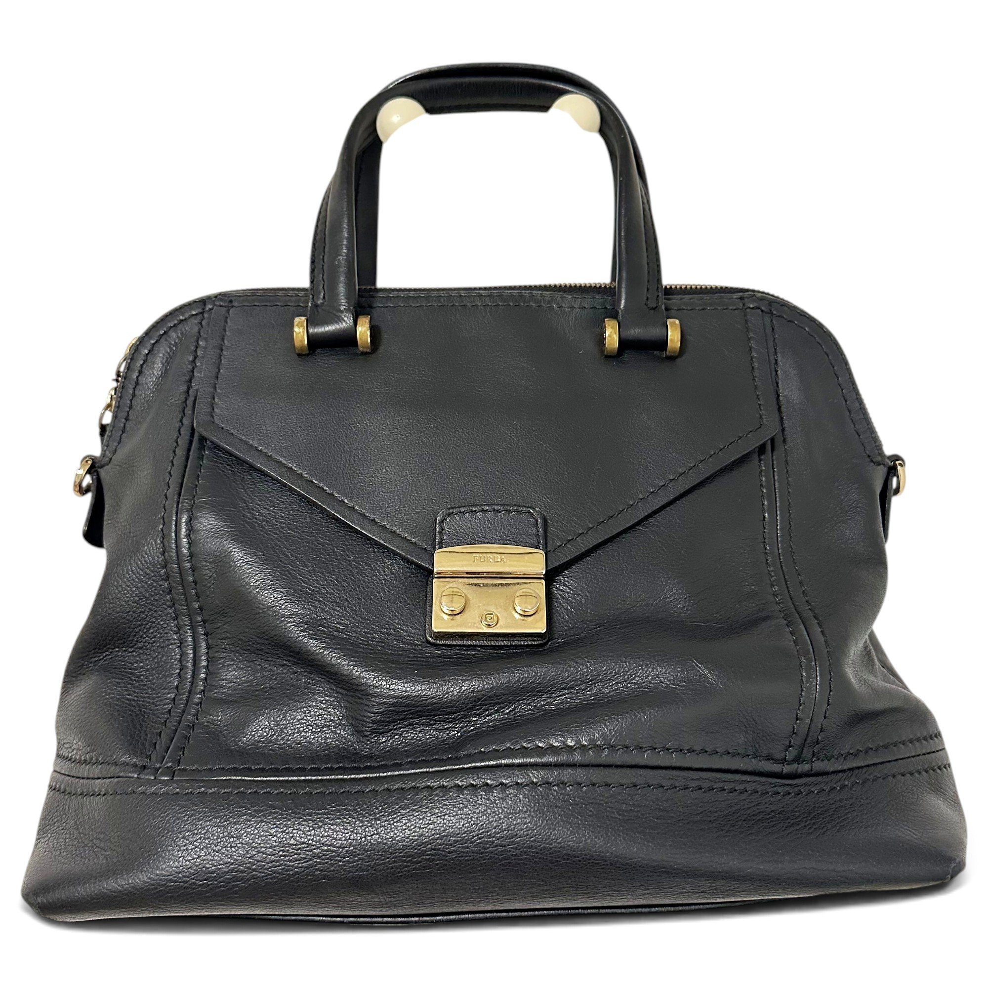 Leather handbag