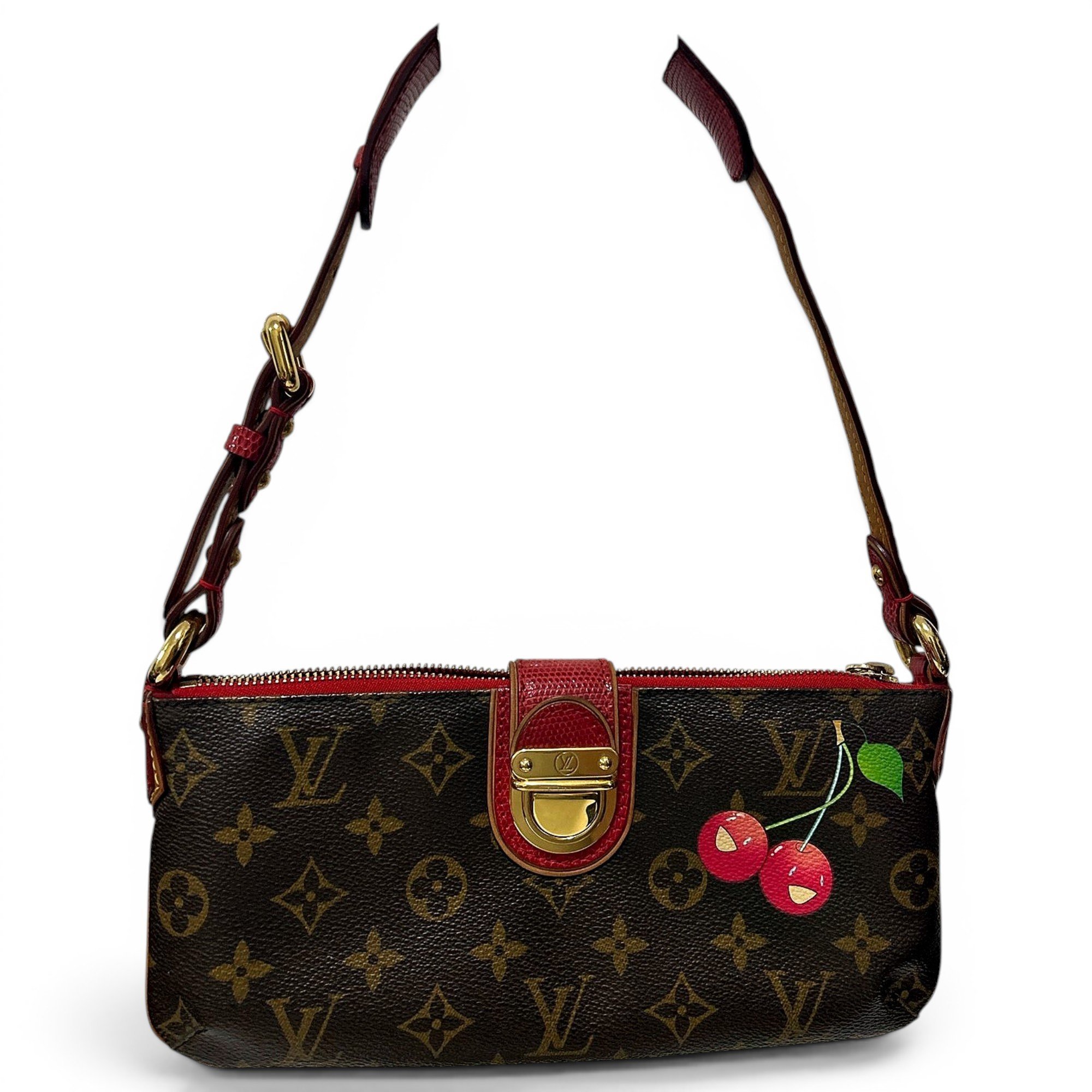 Pochette Accessoire leather handbag