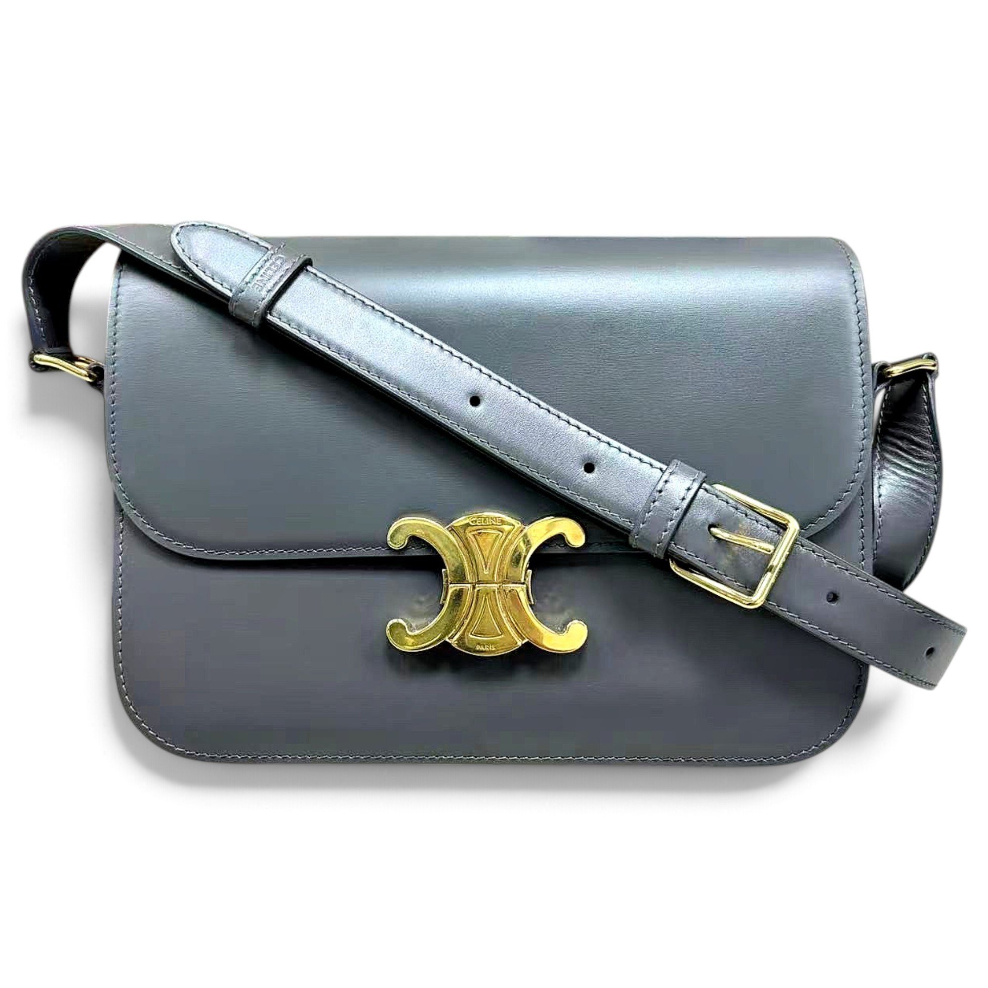 Triomphe leather handbag