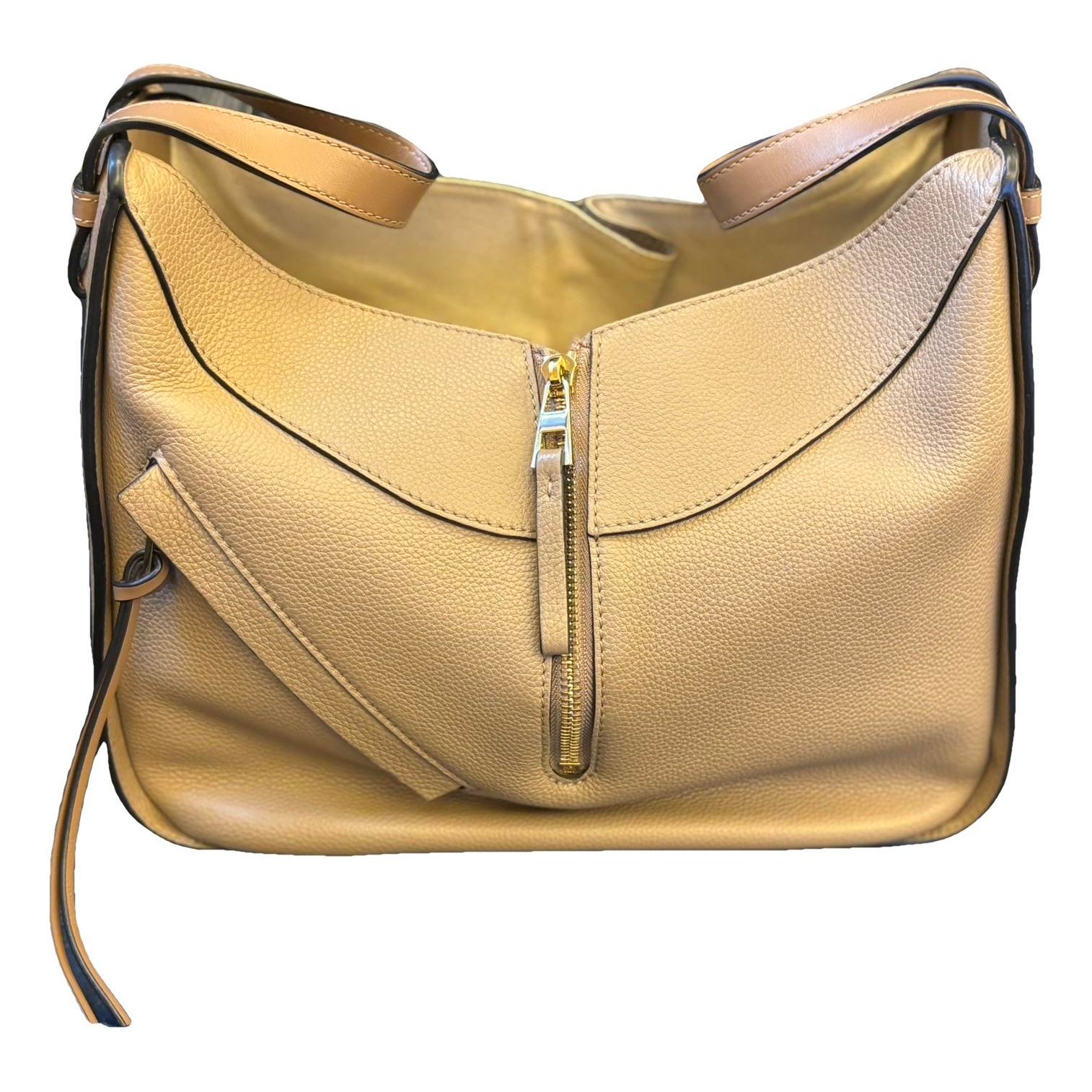 Hammock leather handbag