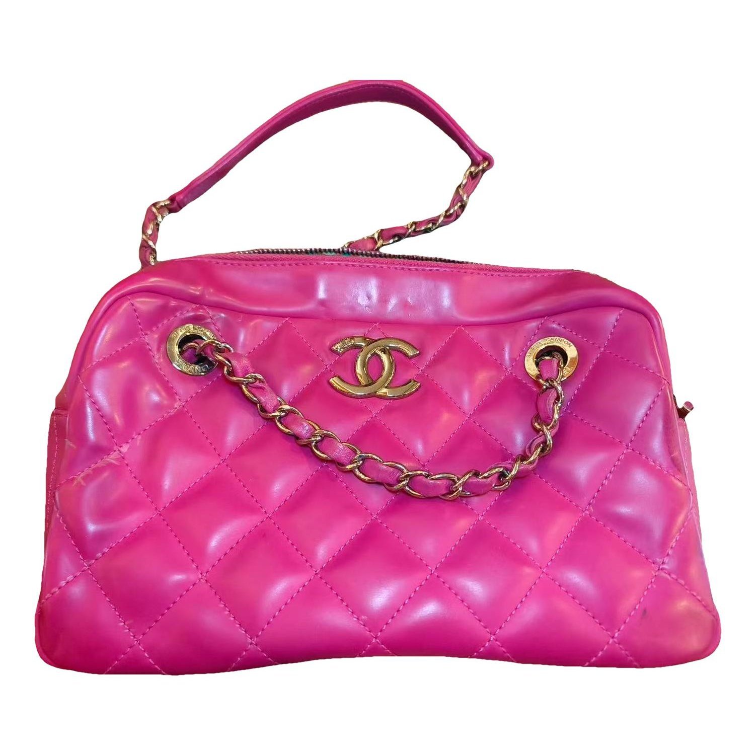 Leather handbag
