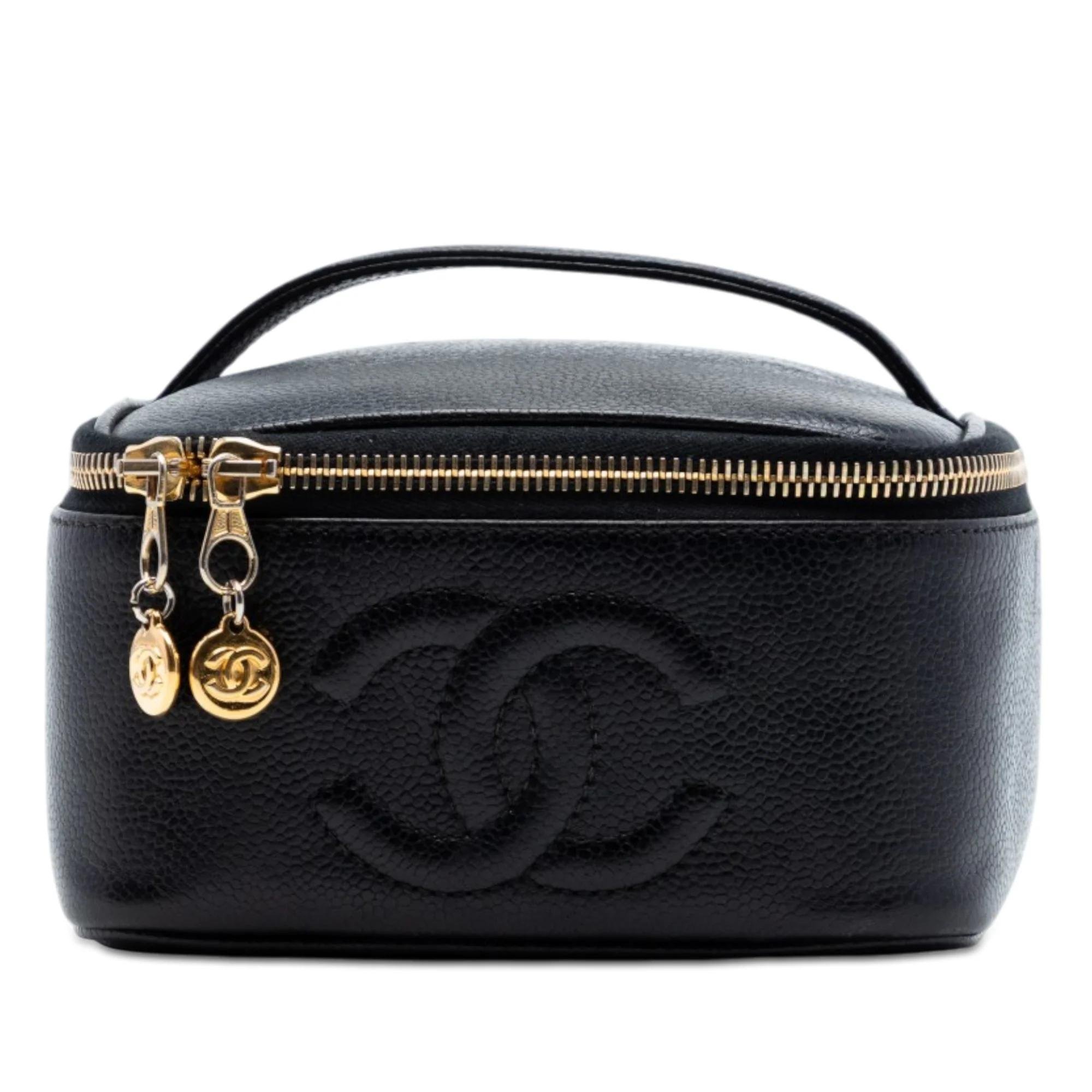 Vanity leather handbag