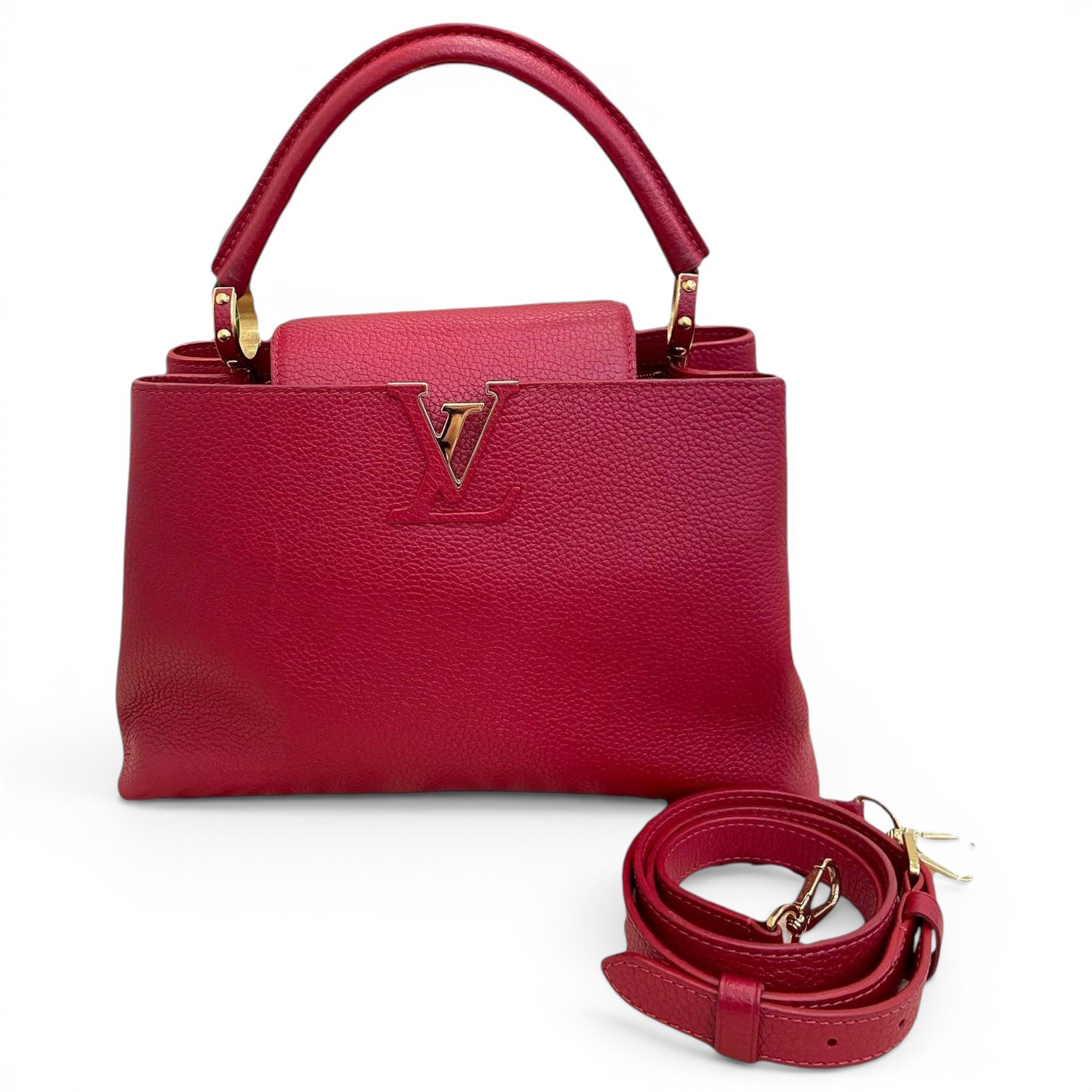 Capucines leather handbag