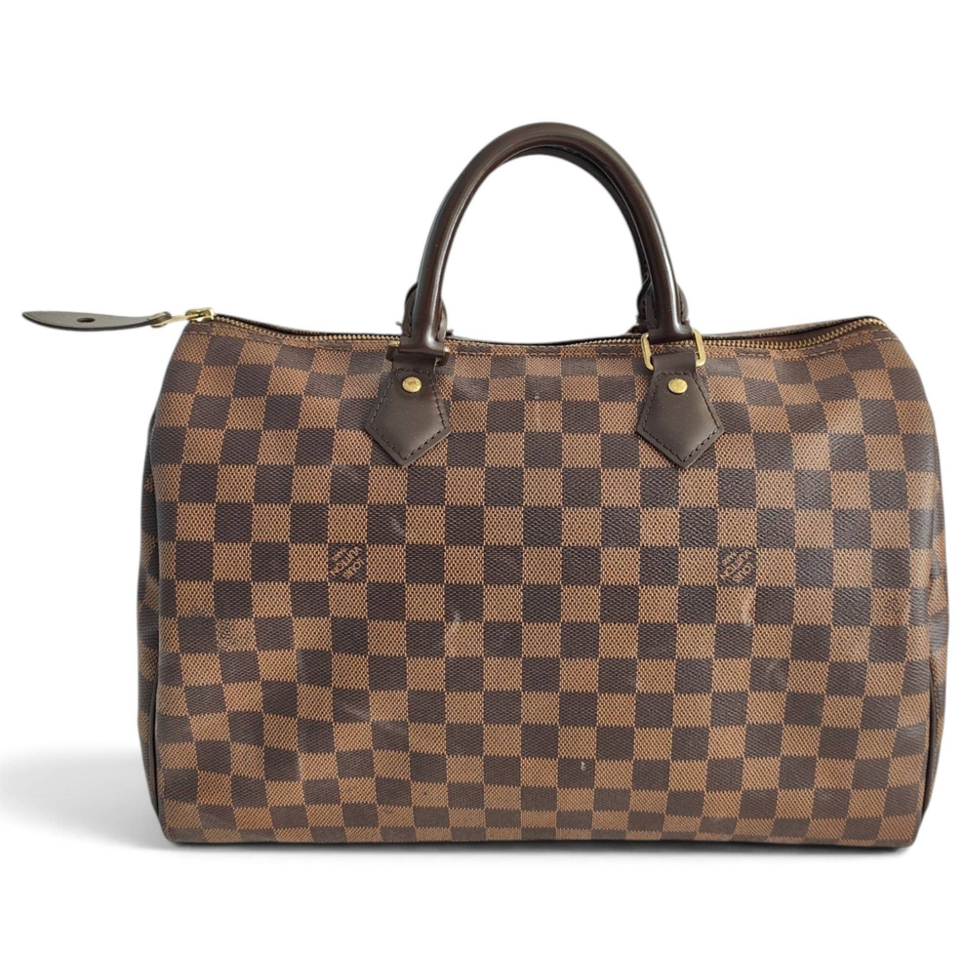 Speedy leather handbag