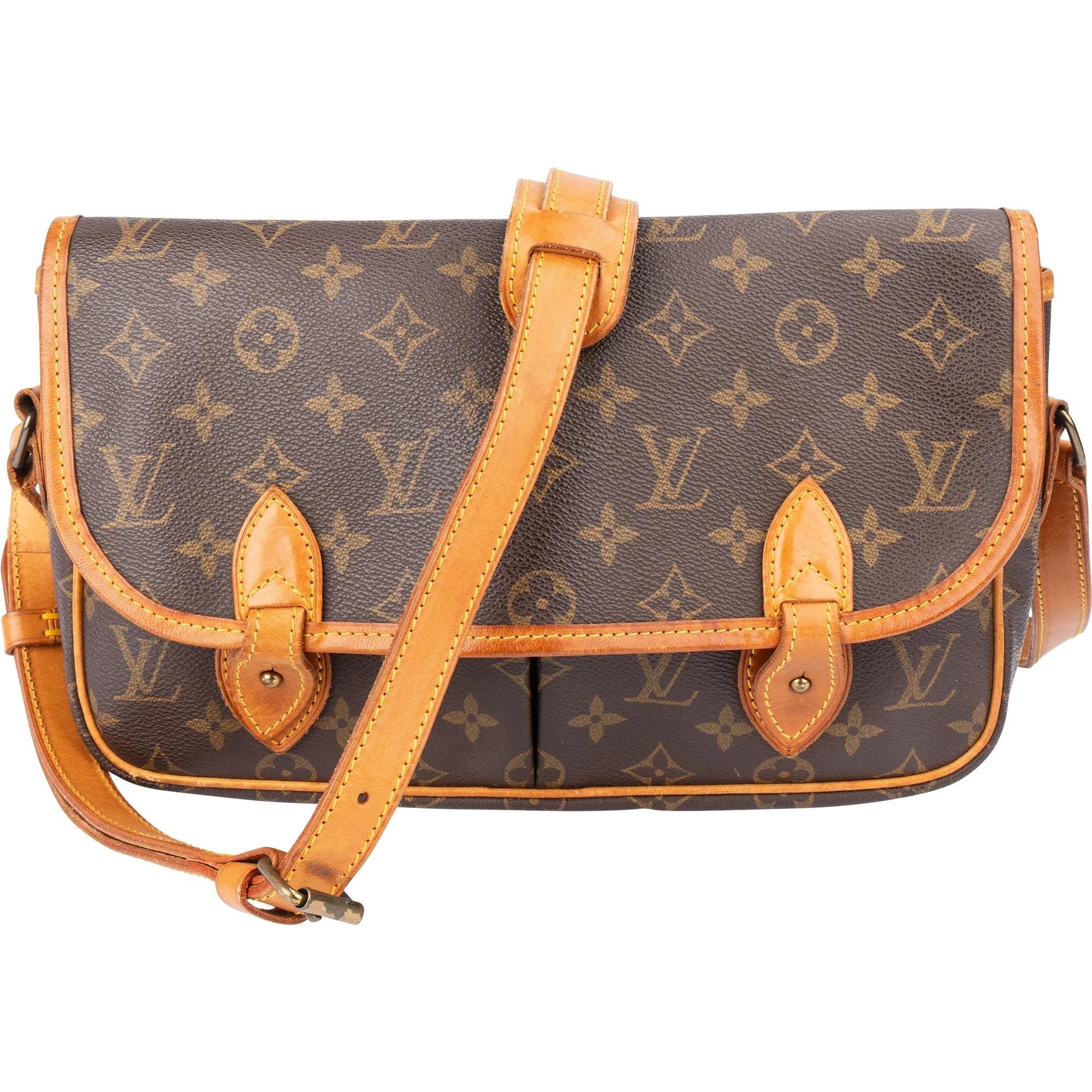 Gibeciere leather crossbody bag