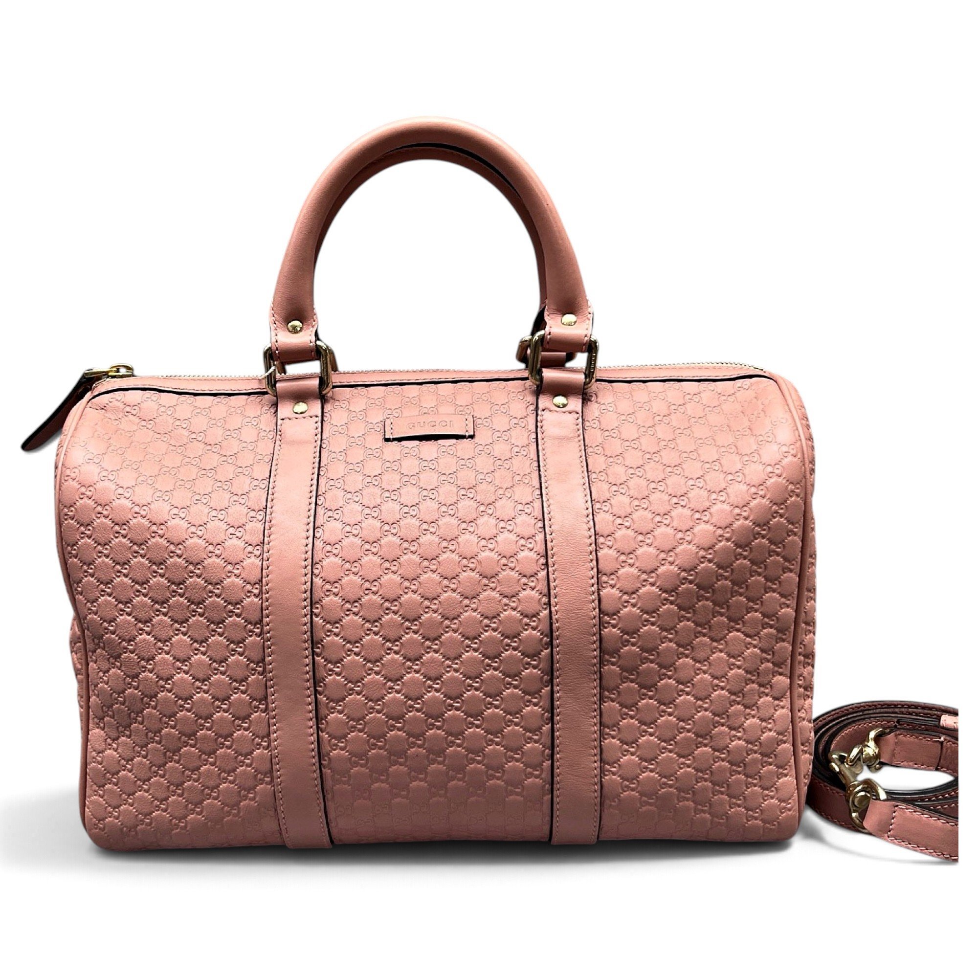 Boston leather bowling bag