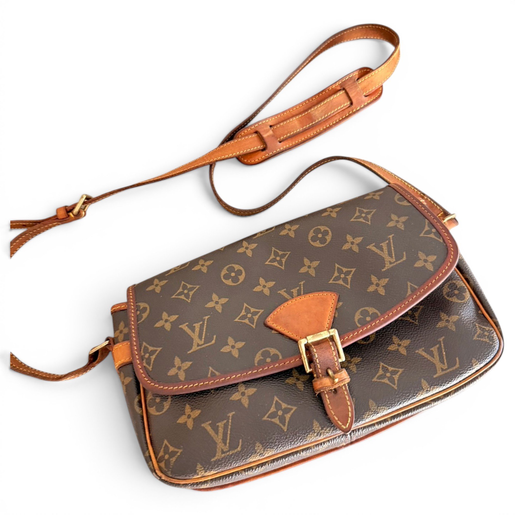 Sologne leather crossbody bag