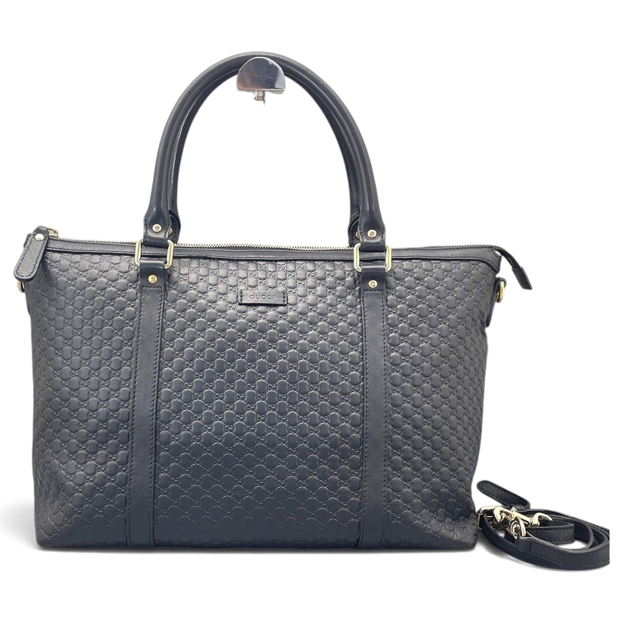 Leather tote