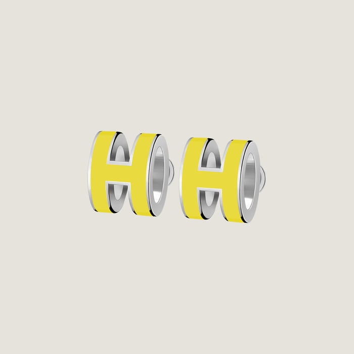 New Lime Mini Pop H Earrings