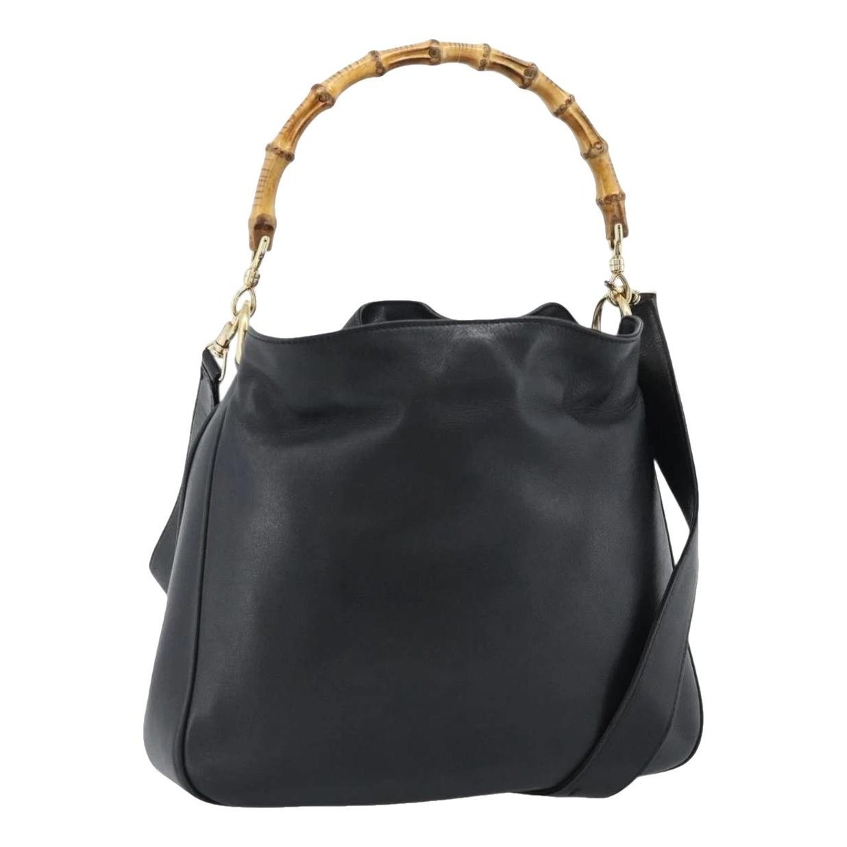 Bamboo leather handbag