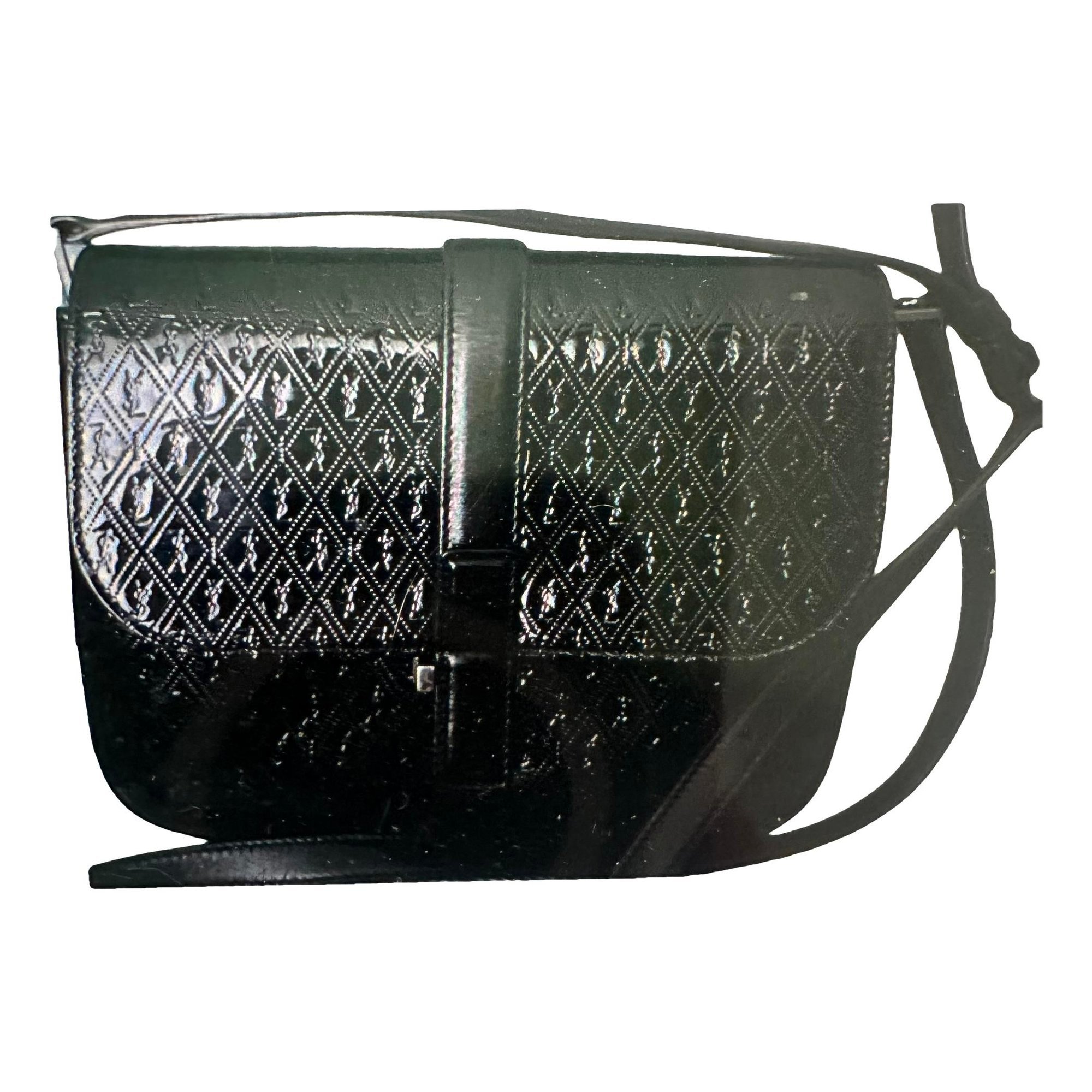 Patent leather handbag