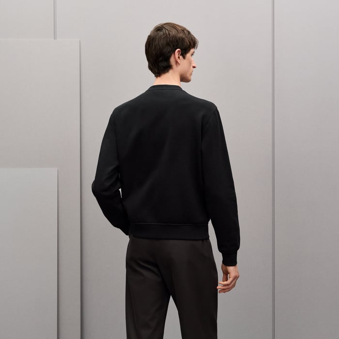 Noir "Eperon d'Or En Perspective" Crewneck Sweater