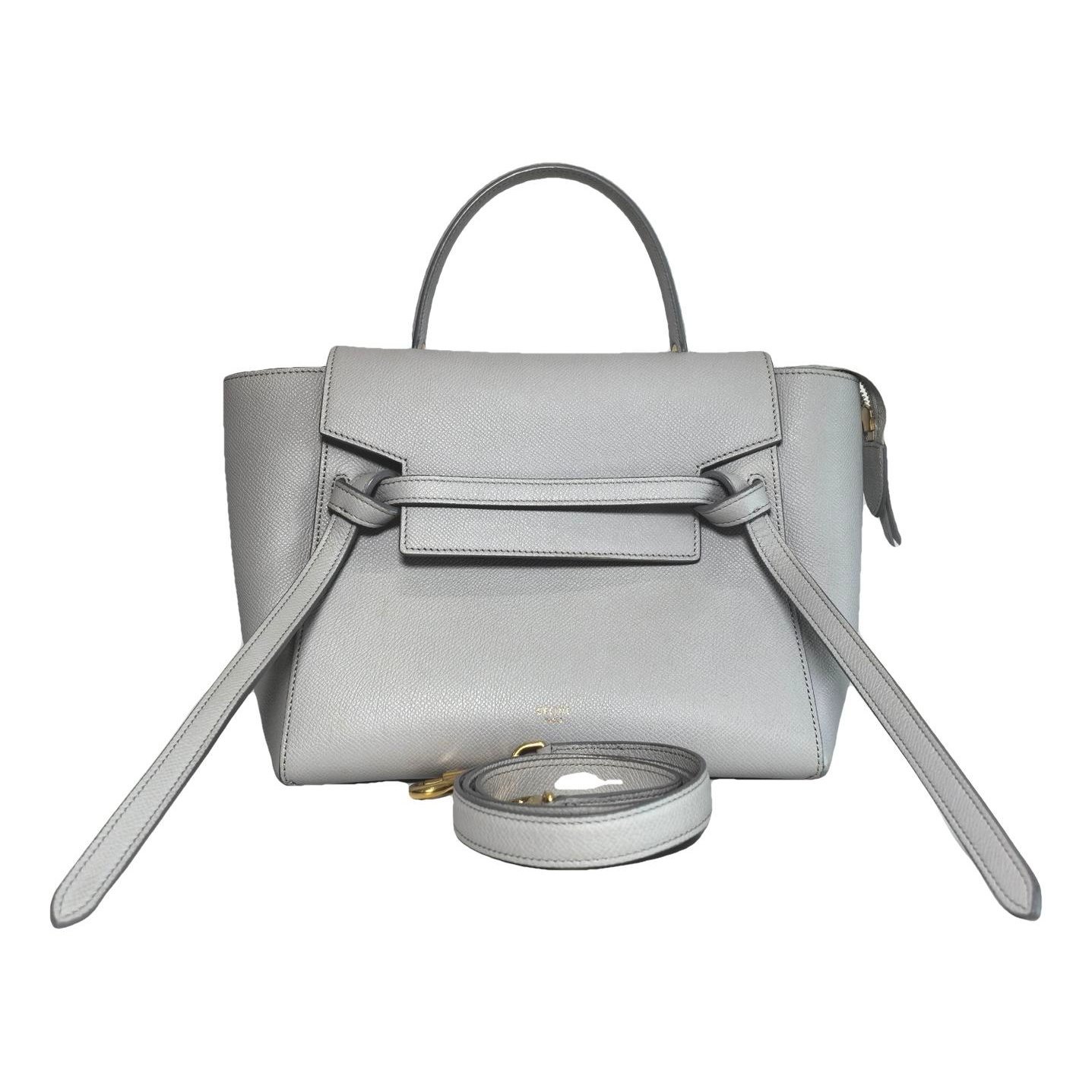 Belt leather handbag