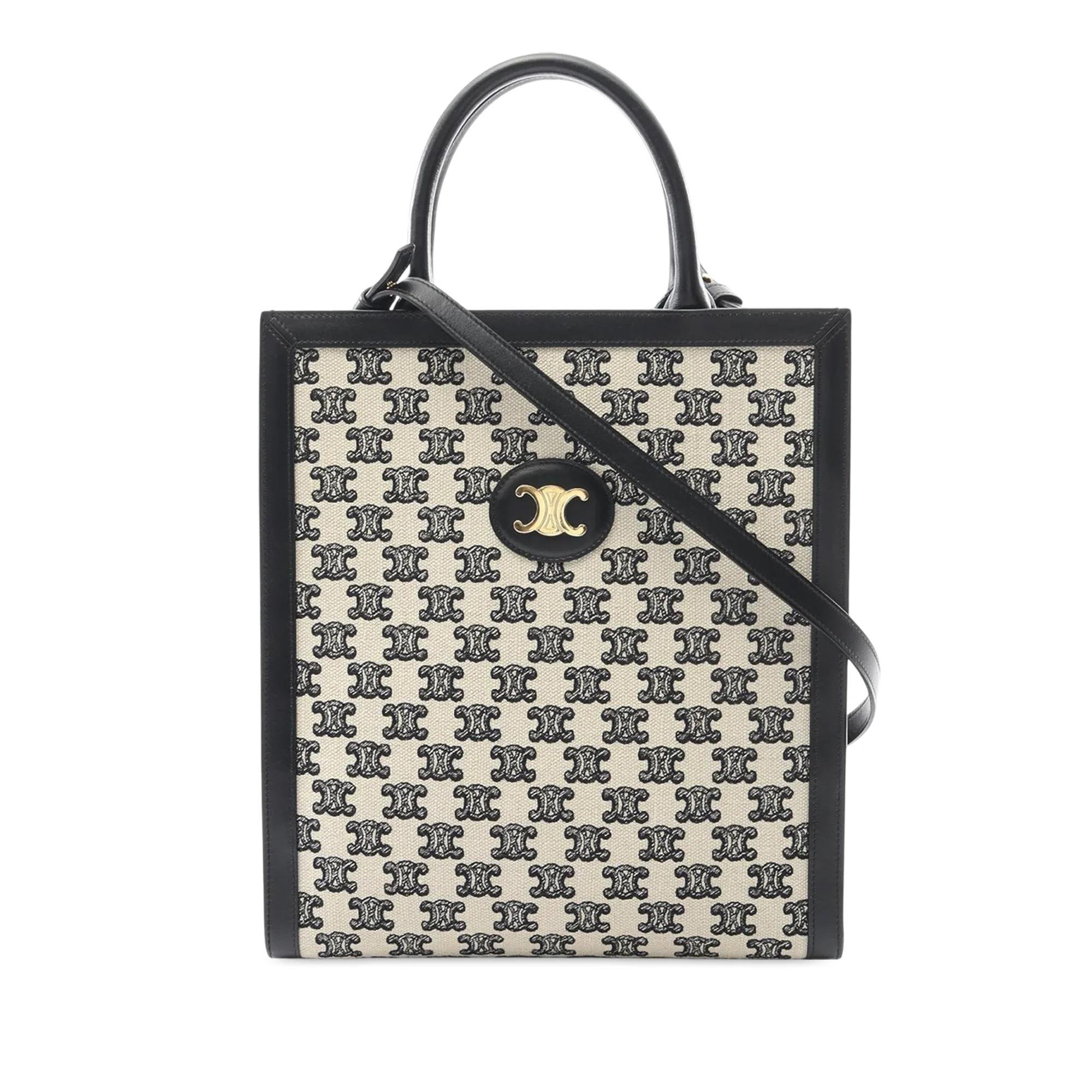 Triomphe cloth handbag