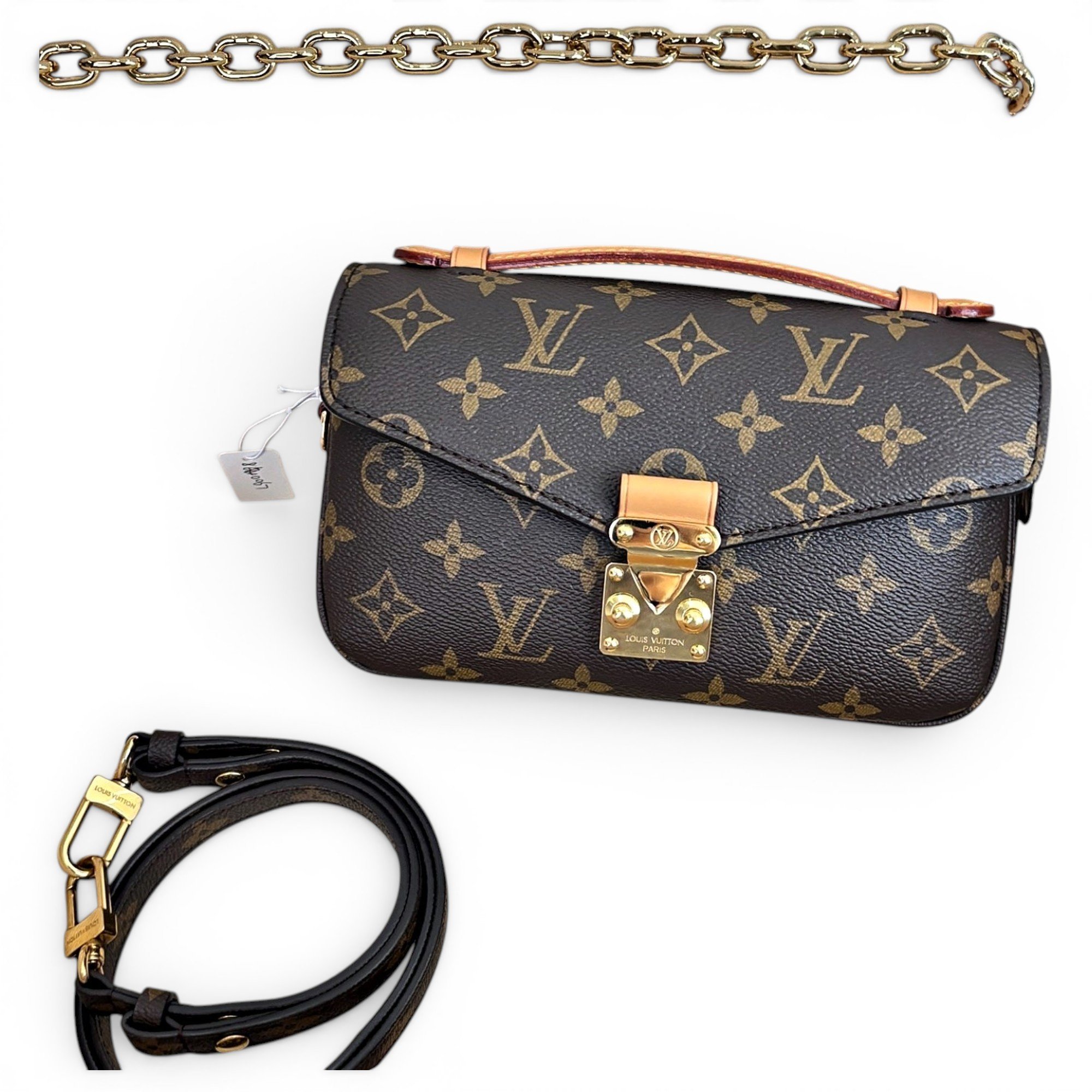 Metis leather crossbody bag