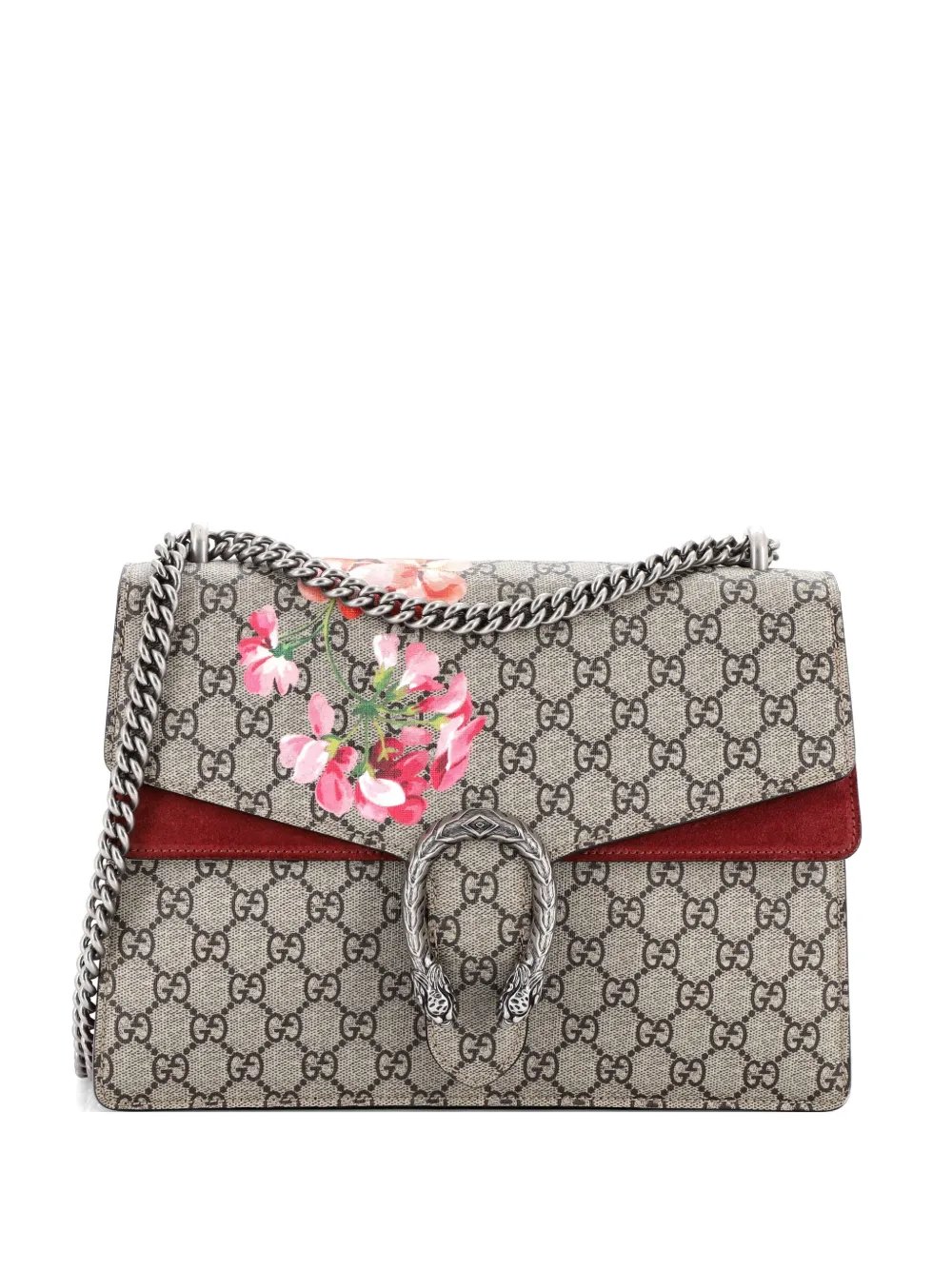 Dionysus Bag Blooms Print GG Coated Canvas Medium shoulder bag