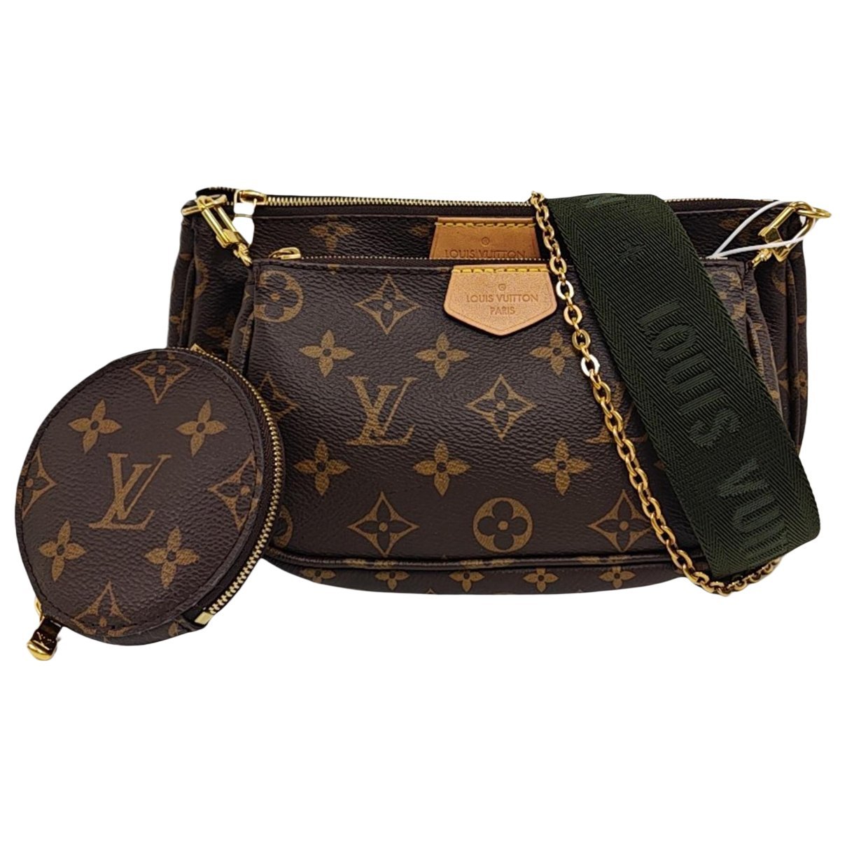 Maxi Multi Pochette Accessoires leather crossbody bag