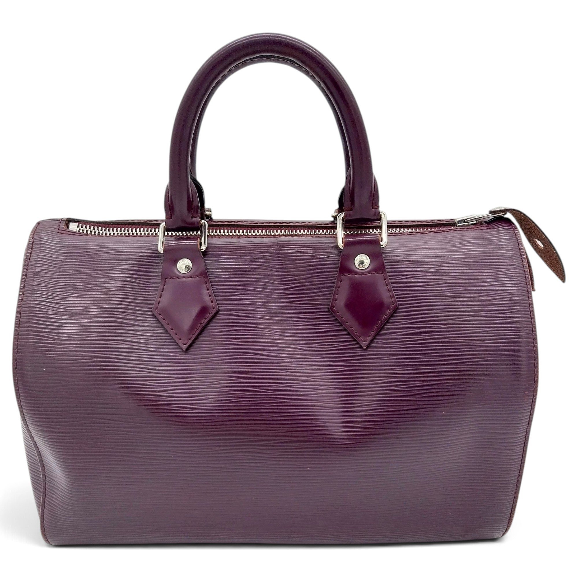 Speedy leather handbag