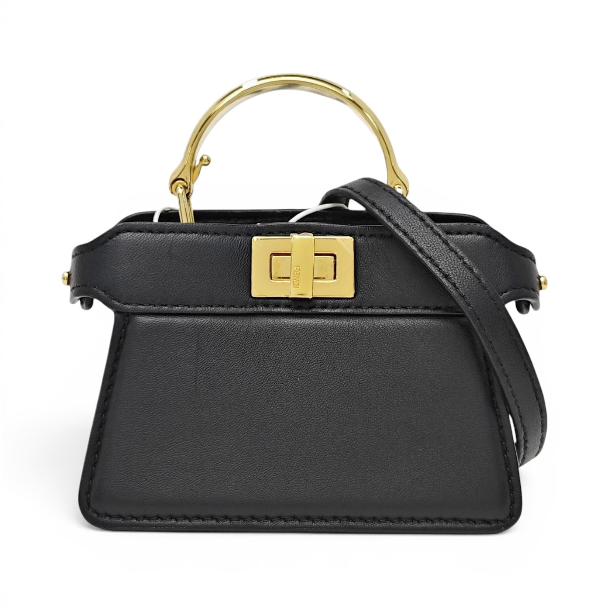 Peekaboo leather handbag