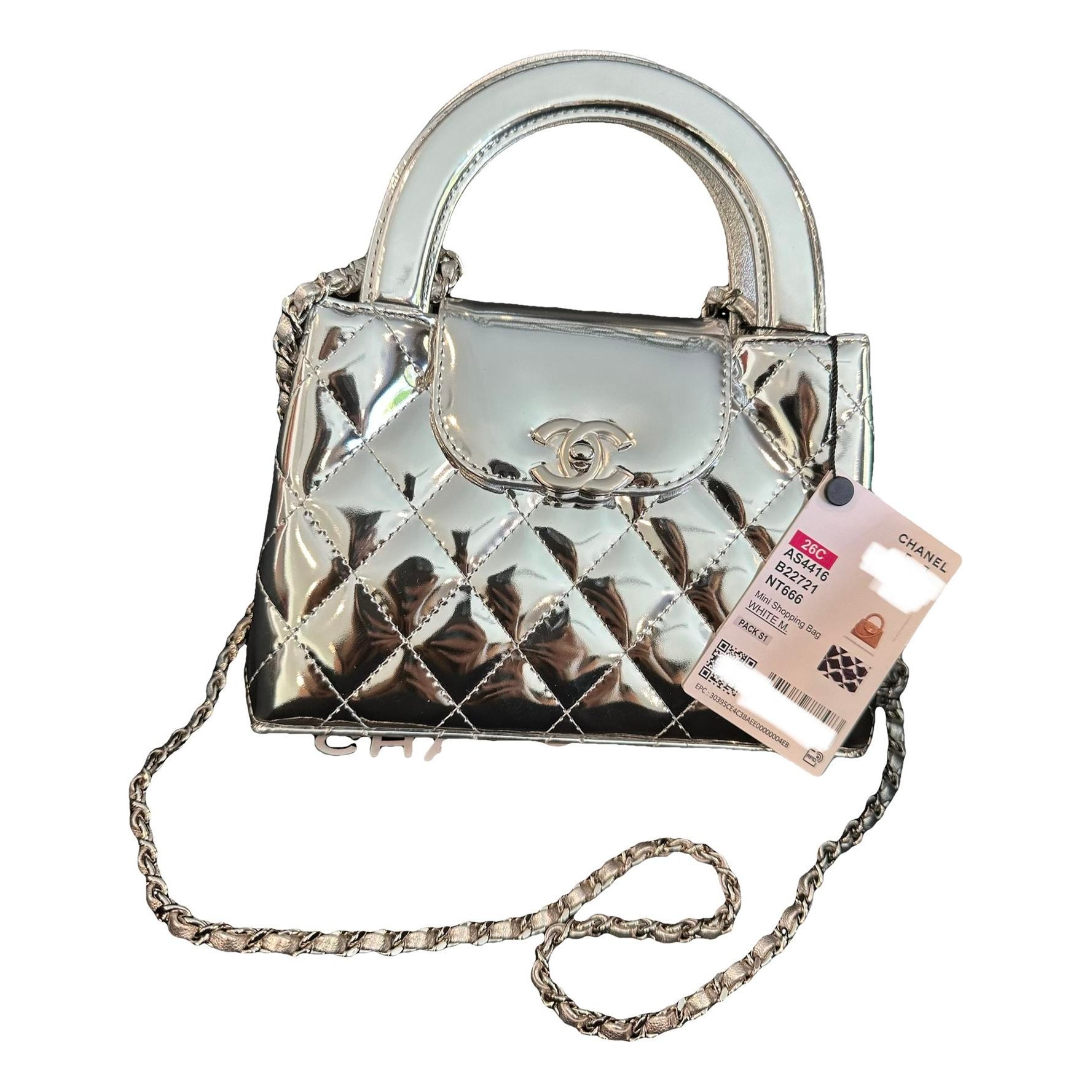 Patent leather crossbody bag