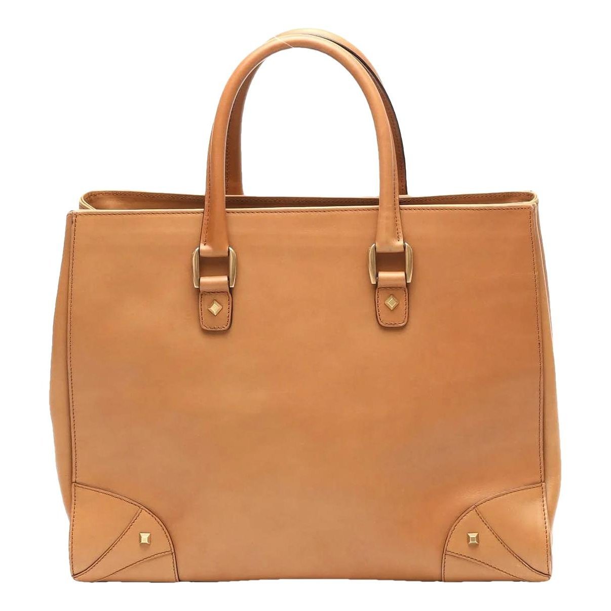 Leather tote