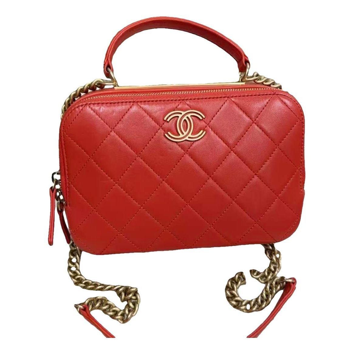 Leather handbag
