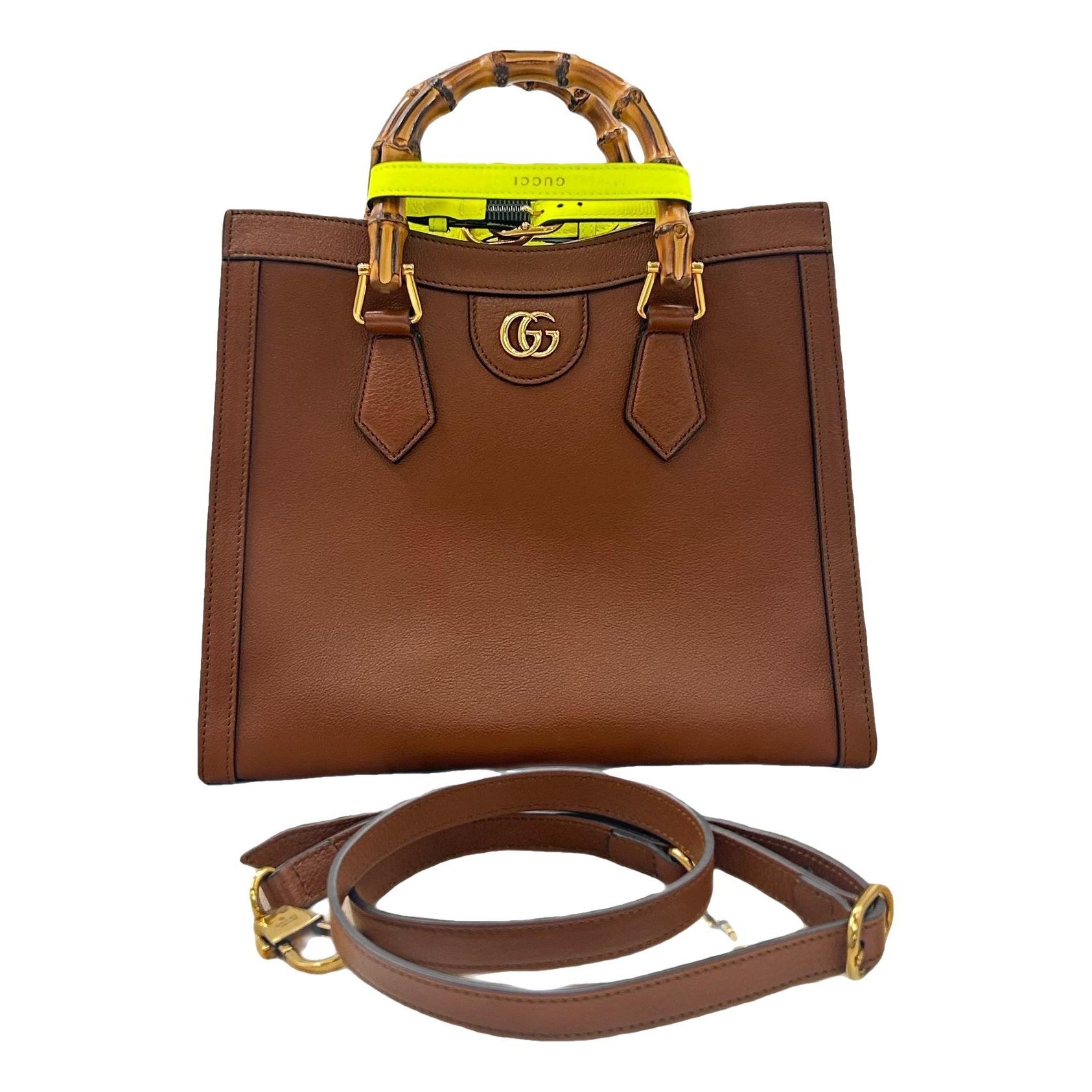 Diana Bamboo leather tote