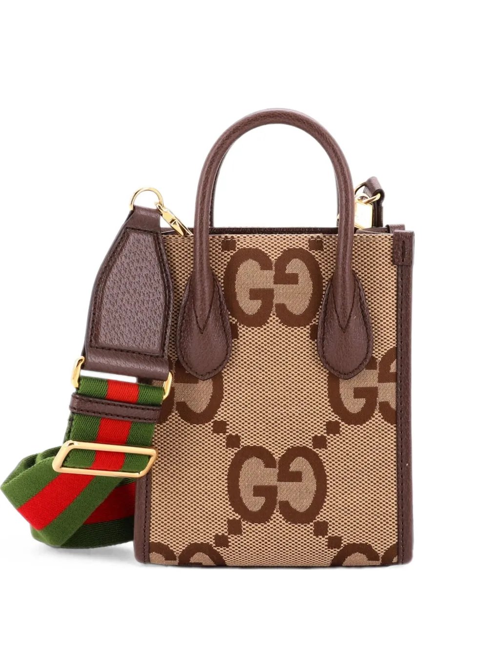 Vertical Tote Jumbo GG Canvas Mini crossbody bag