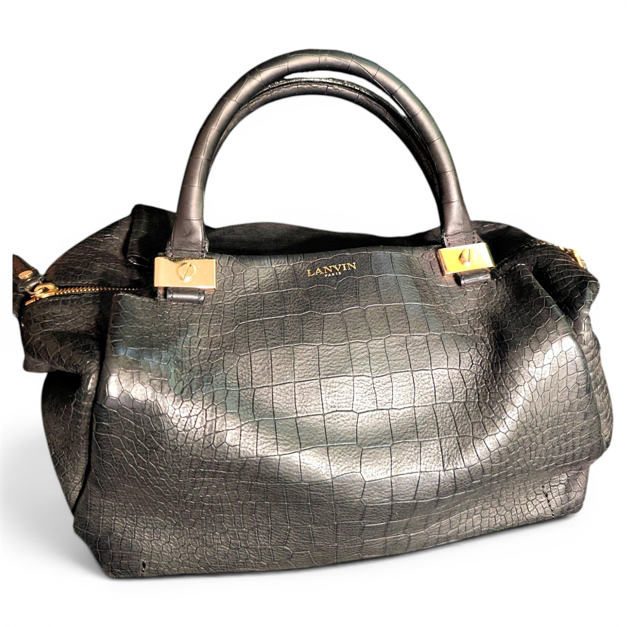 Leather handbag